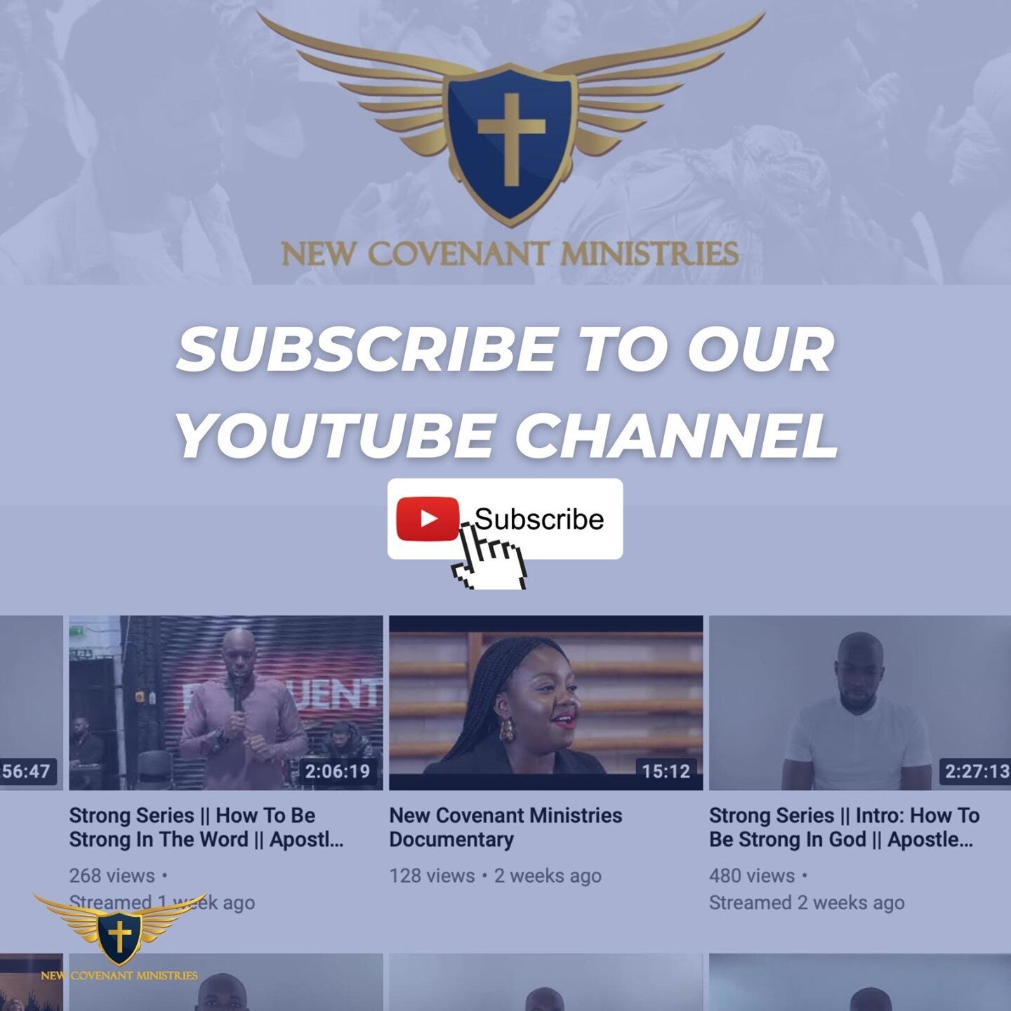 If you are being blessed by Jan/Feb series  #STRONG then  you can catch the recordings of our sermons on our YouTube channel! 

Don't forget to Subscribe! 
&gt;&gt;&gt;Link in Bio &gt;&gt;&gt;

#Newcovenantministires #Jesus #Purpose