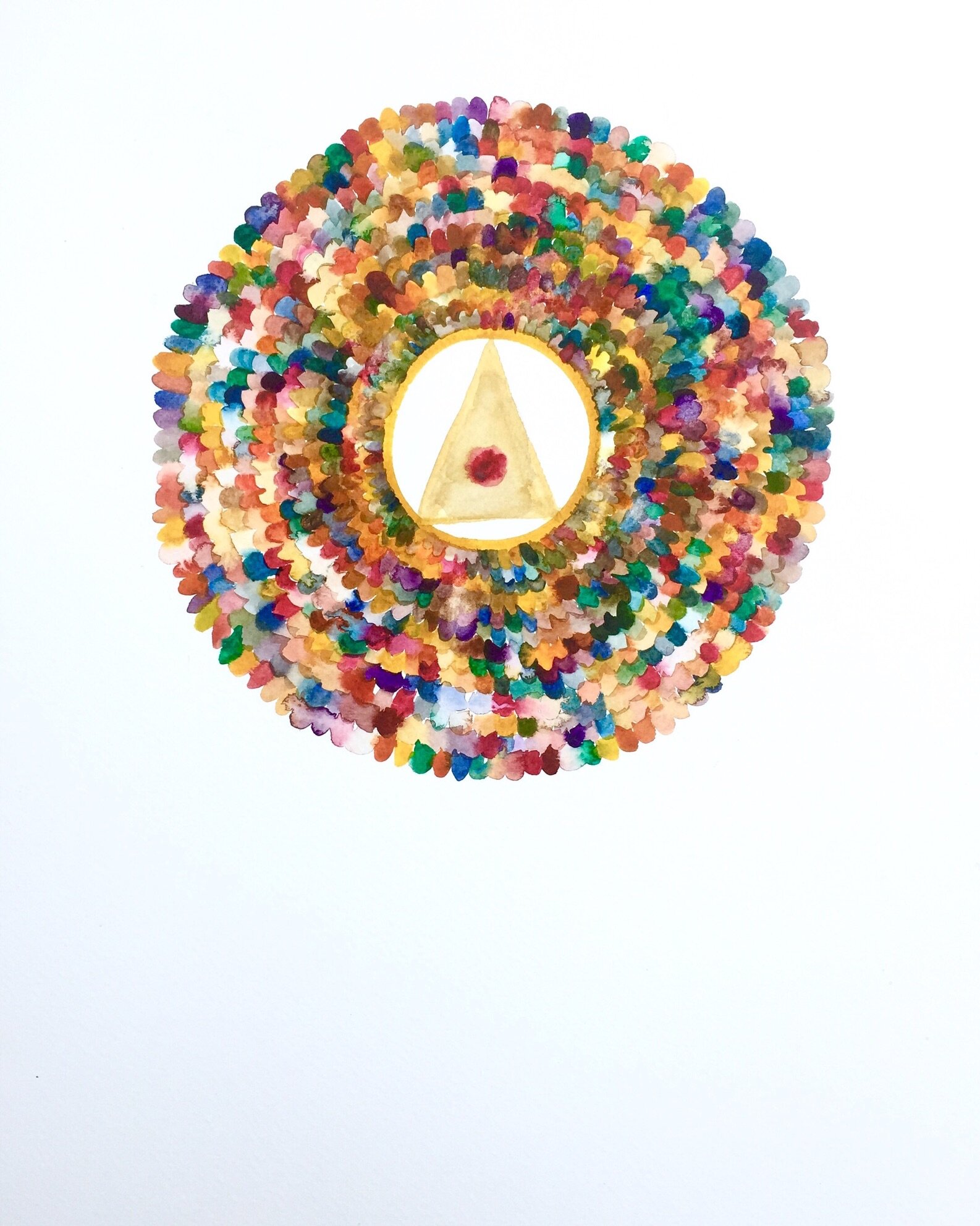1000 petals, 2016, watercolour, A3