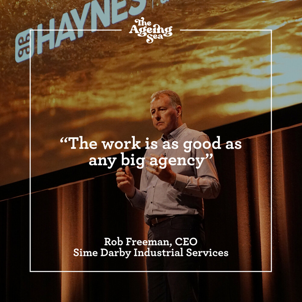 &ldquo;The work is as good as any big agency&rdquo; ~ Rob Freeman, CEO​​​​​​​​​Sime Darby Industrial Services 

Build a brand with The Ageing Sea. Direct message, call 0422605067 or find our more via our website | link in bio. ​​​​​​​​

#customer #cu