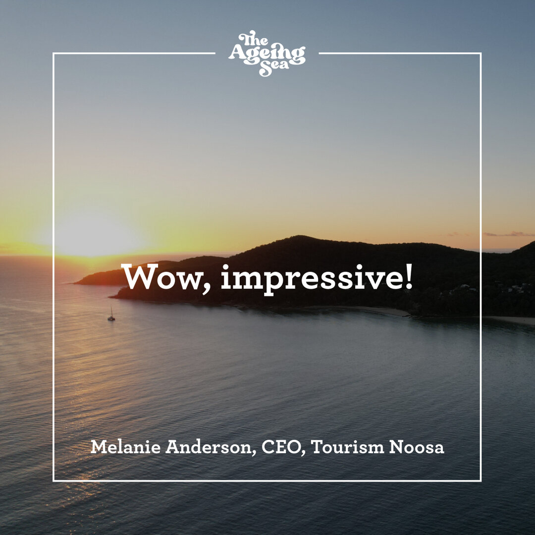 Wow, impressive video! ~ Melanie Anderson, CEO, Tourism Noosa. (Melanie&rsquo;s response after seeing our first campaign for Acres Noosa.) @visitnoosa @acres.noosa ​​​​​​​​​
Build a advertising campaign with The Ageing Sea. Direct message, call 04226