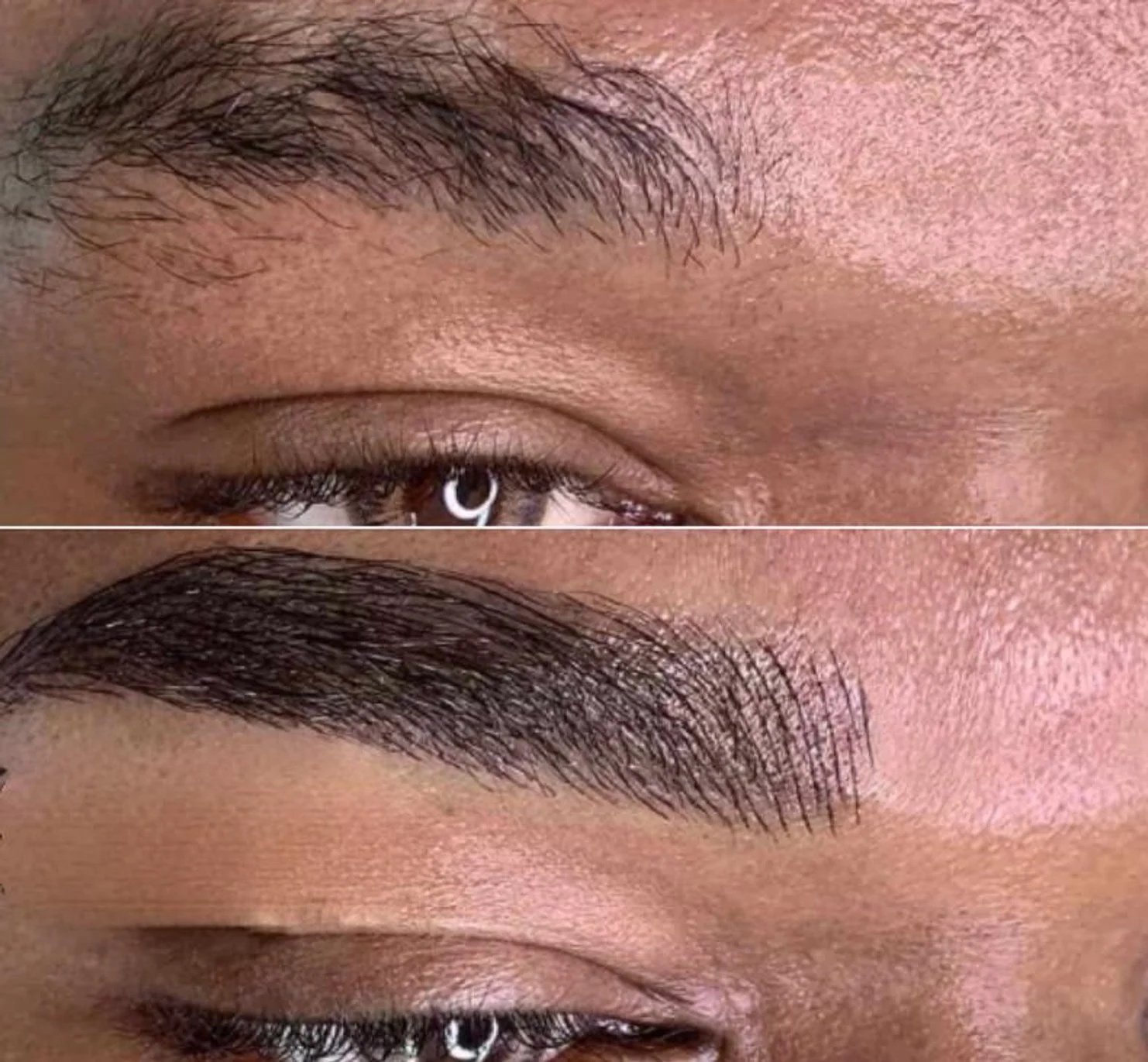 Permanent Brows for men. Microblading for men.  Sandy Springs