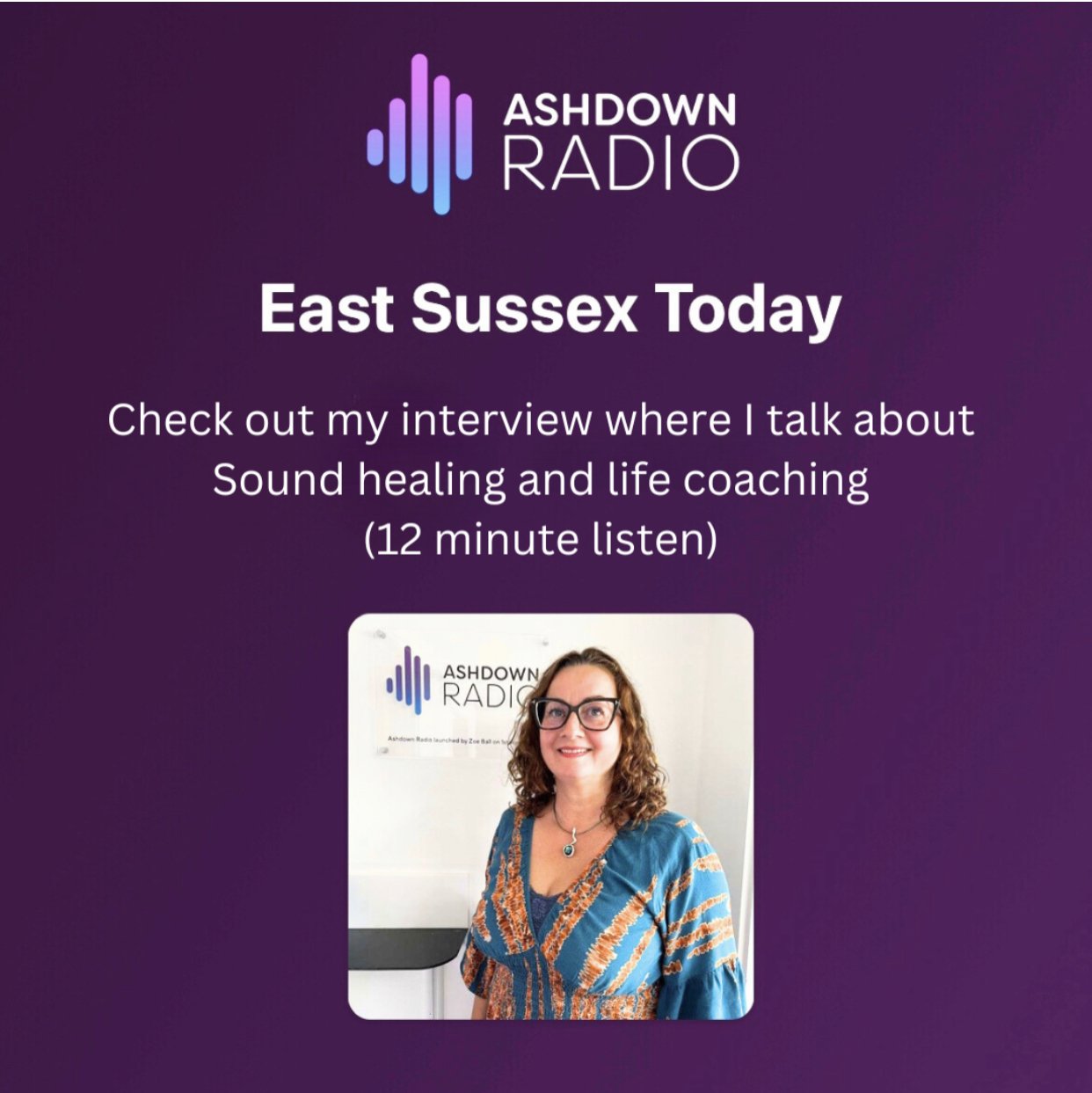 Ashdown Radio Interview - Sound Healing