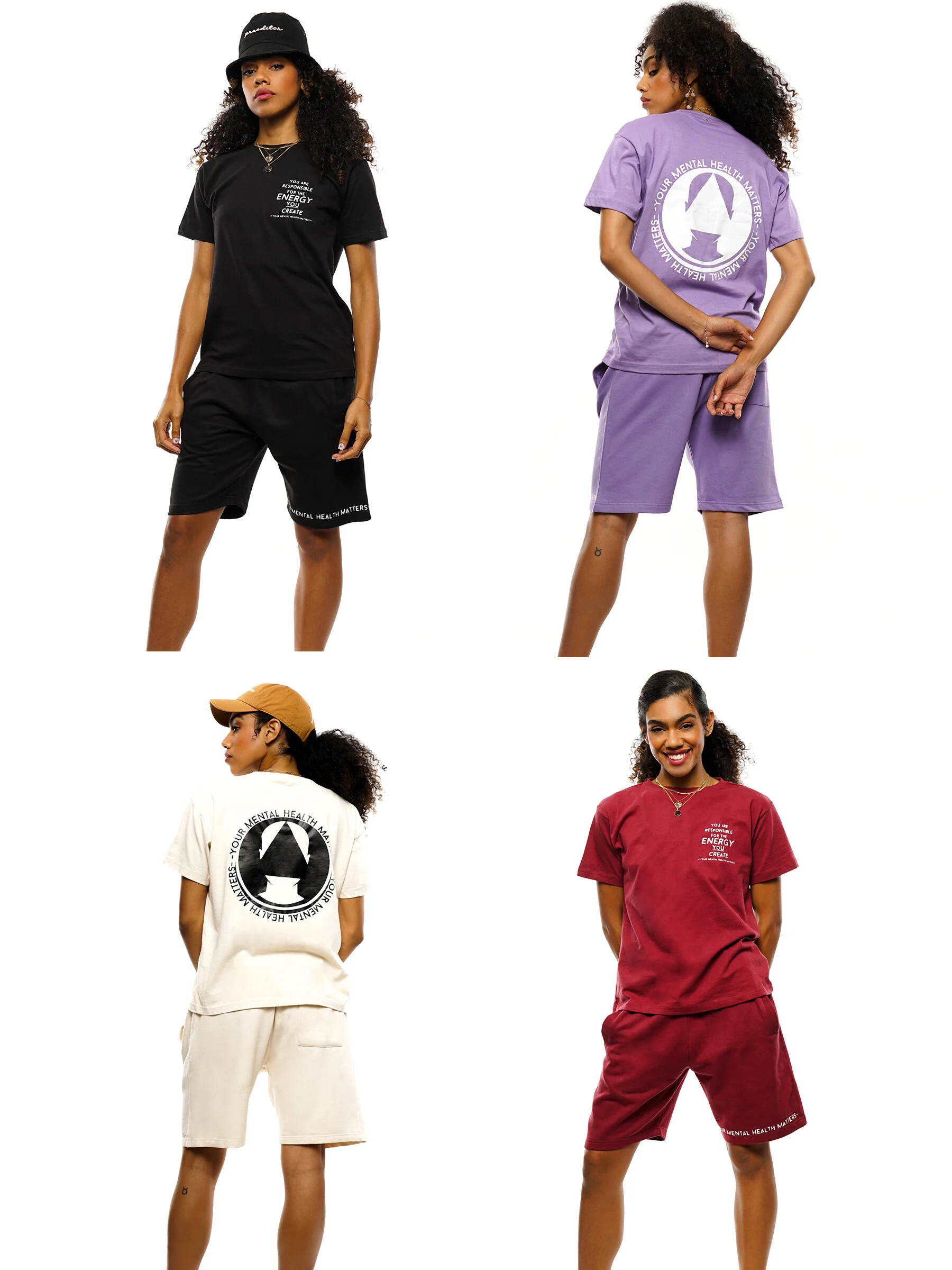 YMHMS - Shirts & Shorts Set