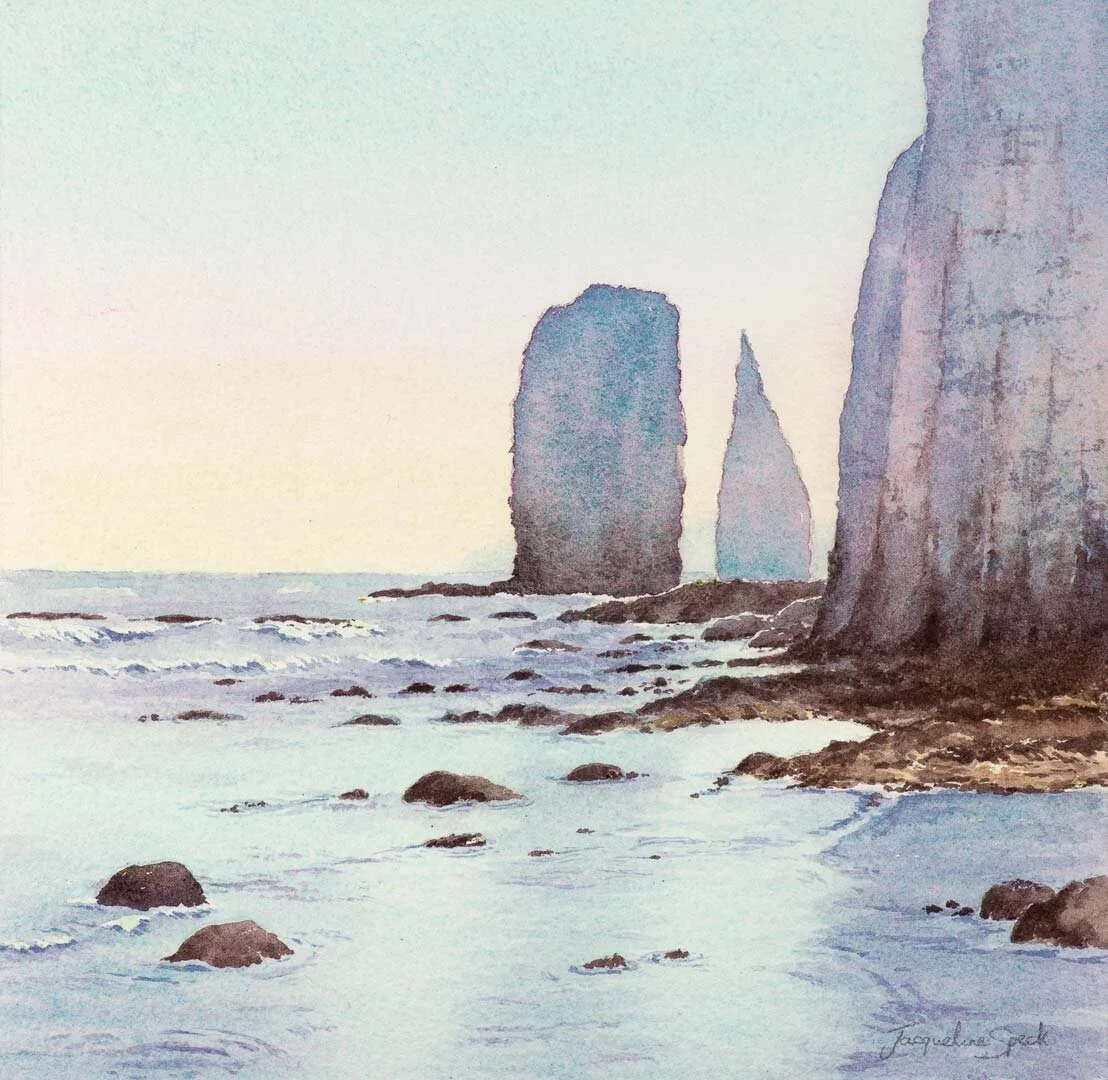 ‘Low Tide at Old Harry 1’ - Finalist of Jackson's art competition - Limited Edition Prints available £35 unframed