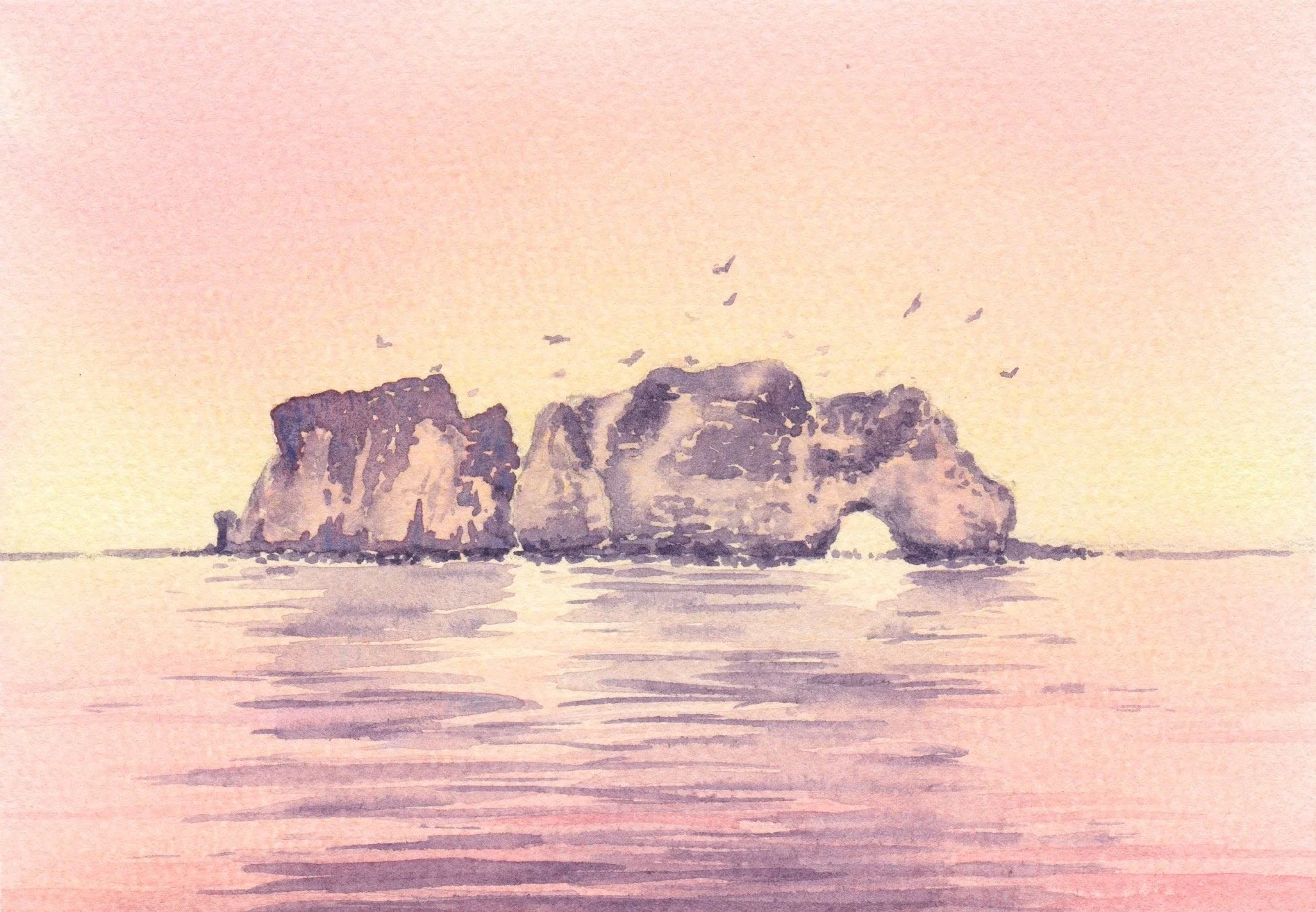 ‘Old Harry’ - Watercolour