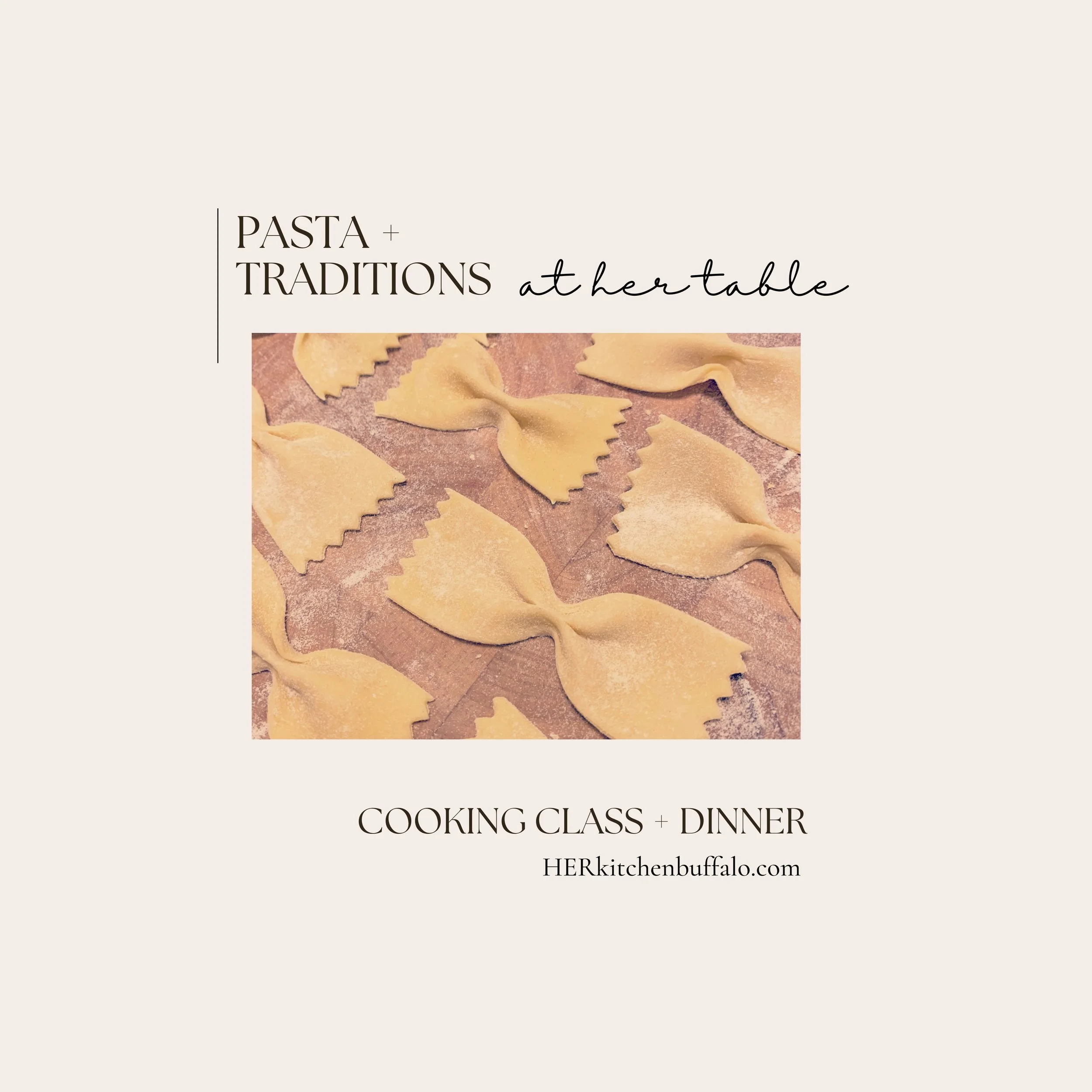 at HER Table: Pasta + Traditions - December 18th, 2025