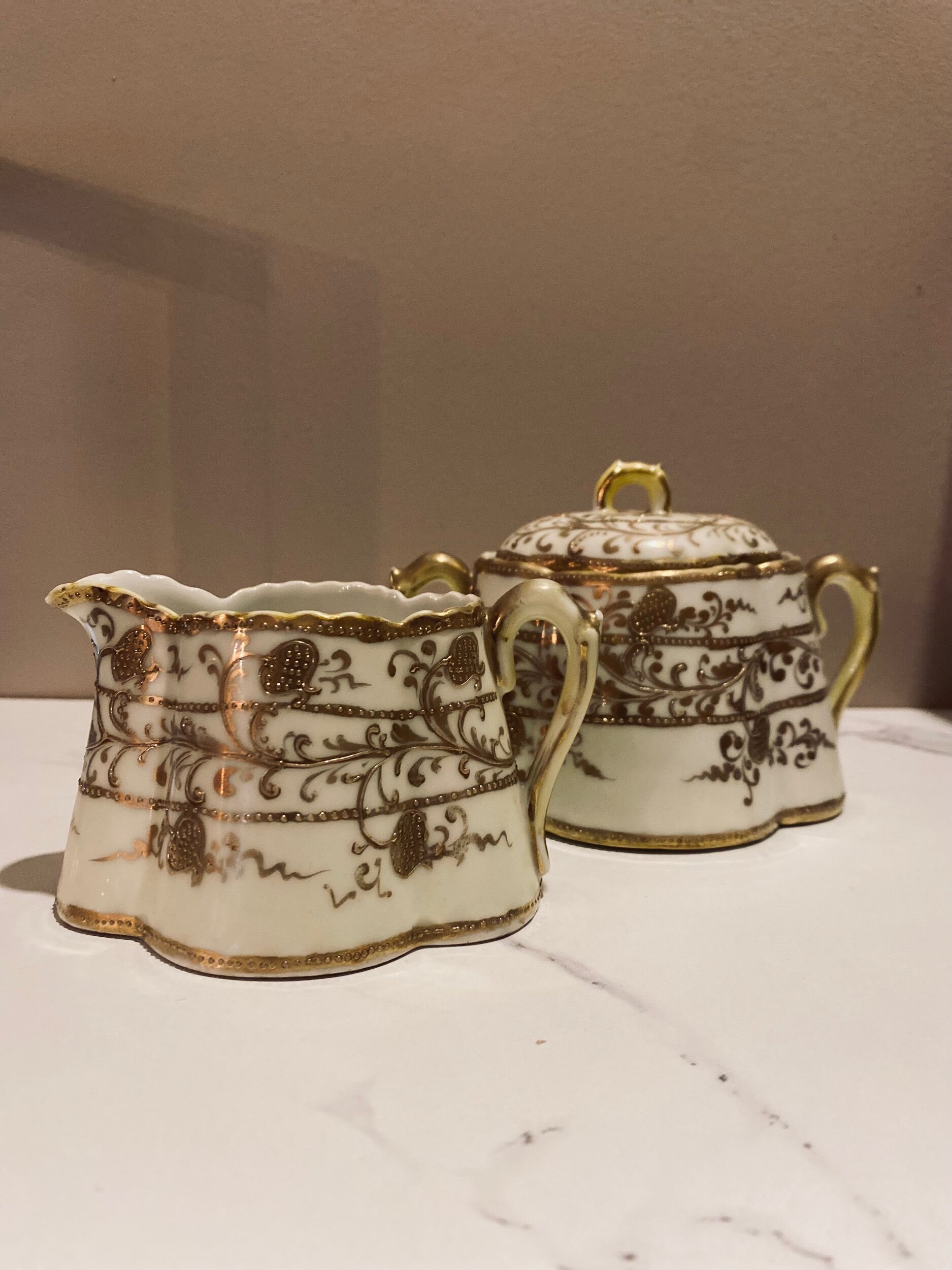 Vintage | Cream + Sugar Set #4