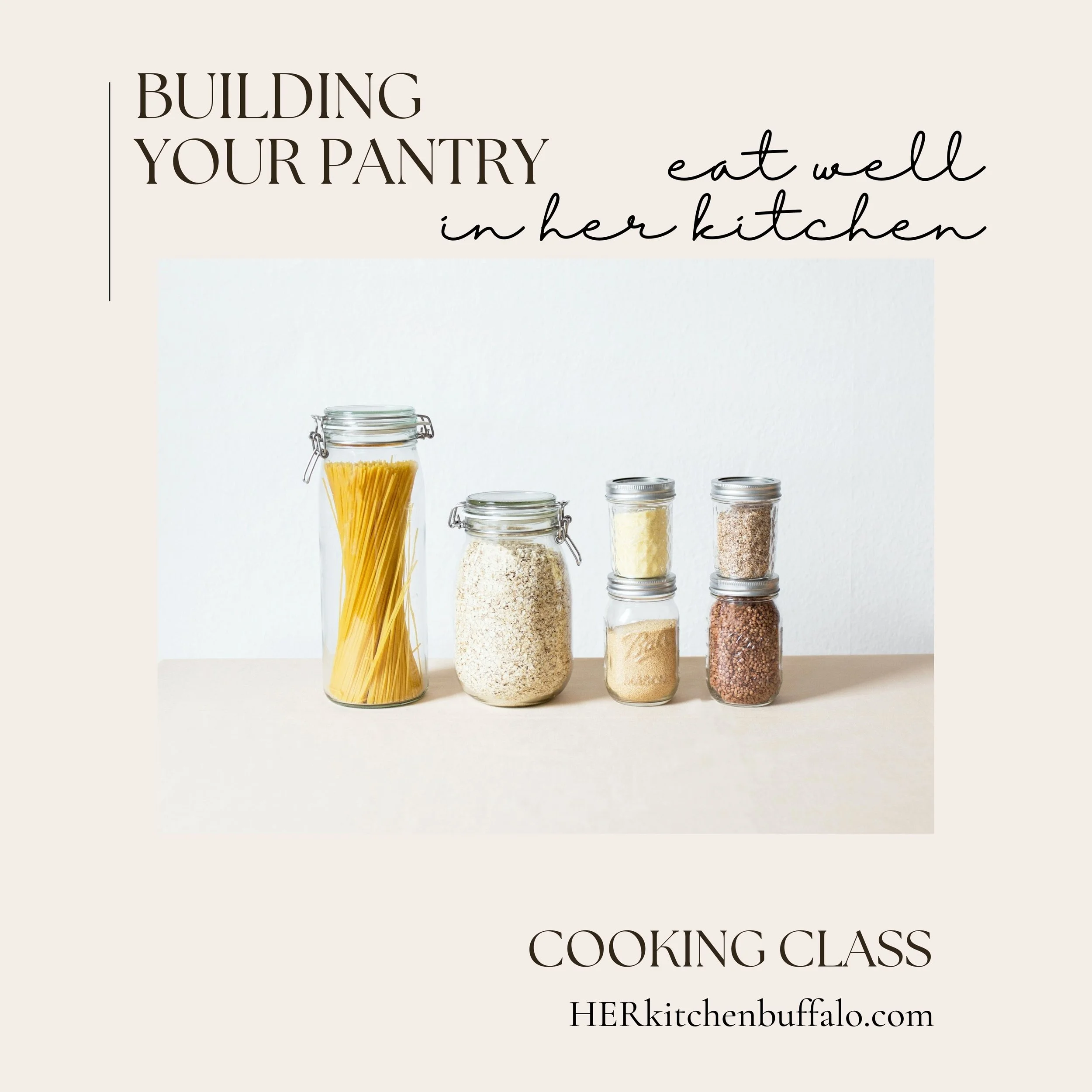 Eat Well in HER Kitchen: Building Your Plant-Based Pantry
