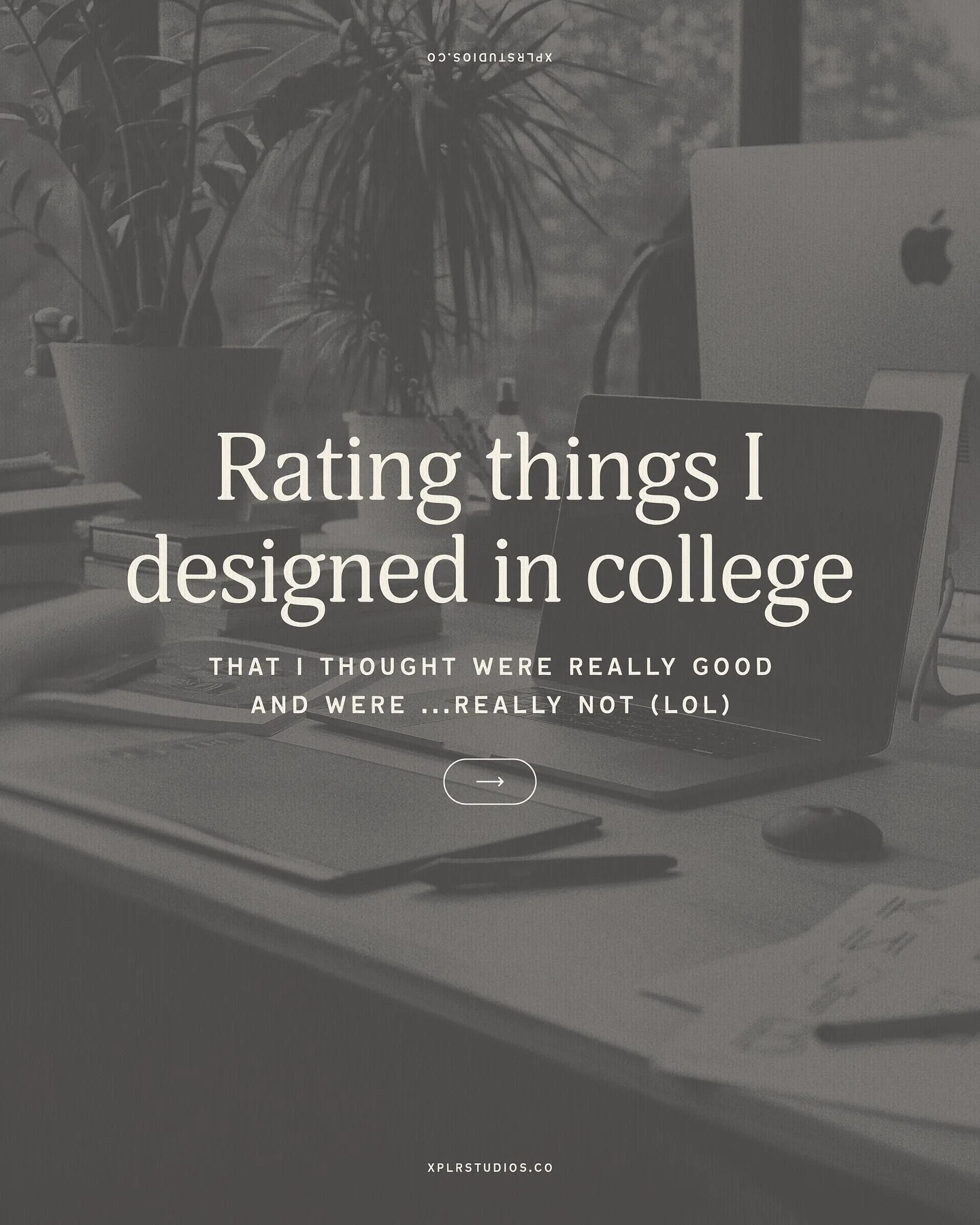 Woooooof&hellip; take this as proof that getting all the practice and experience you can is what will make or break you as a designer (and that it&rsquo;s important to be able to laugh looking back at shit like this) 😂 

Most of this work was design