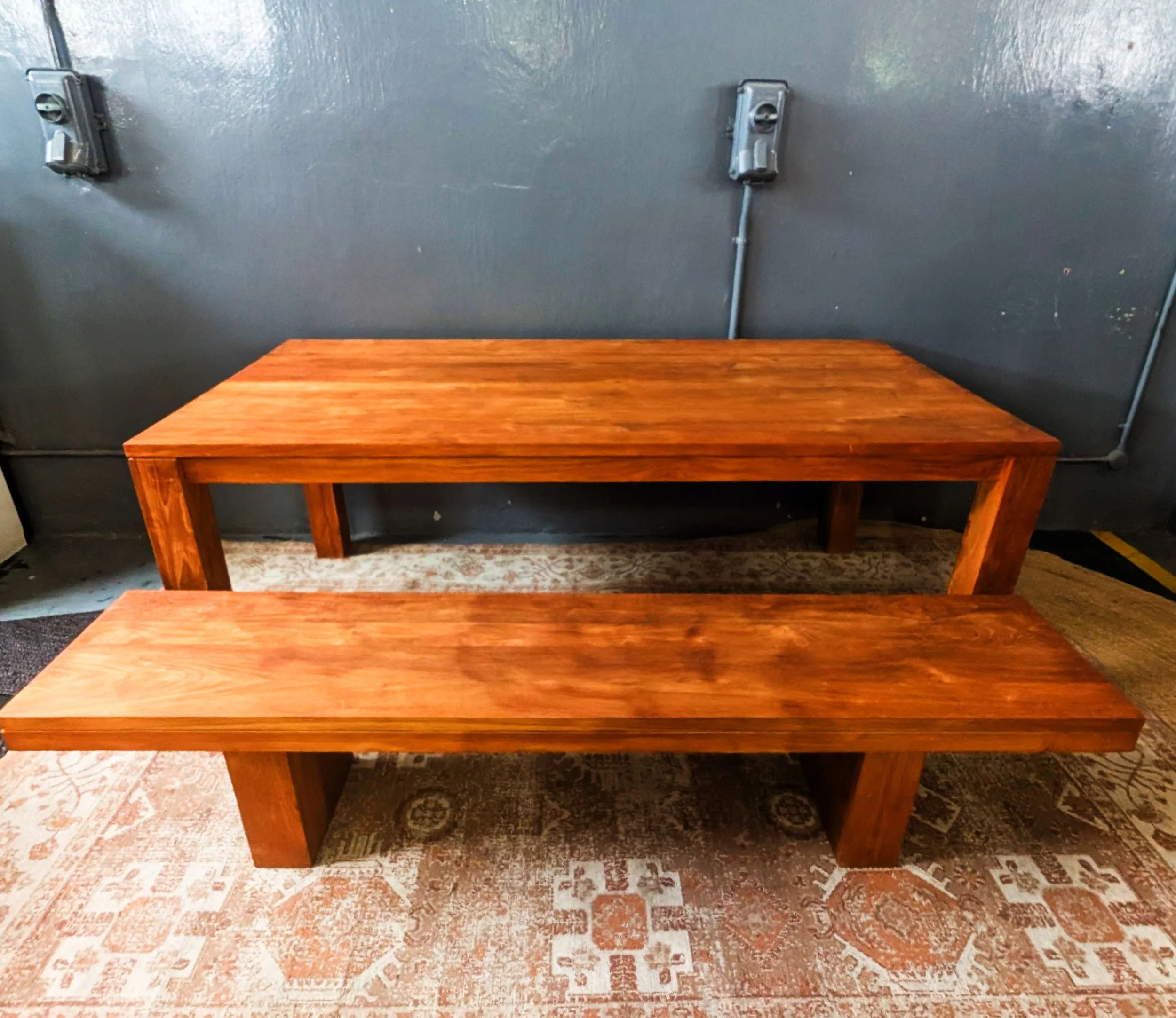 Table with Bench - 02990