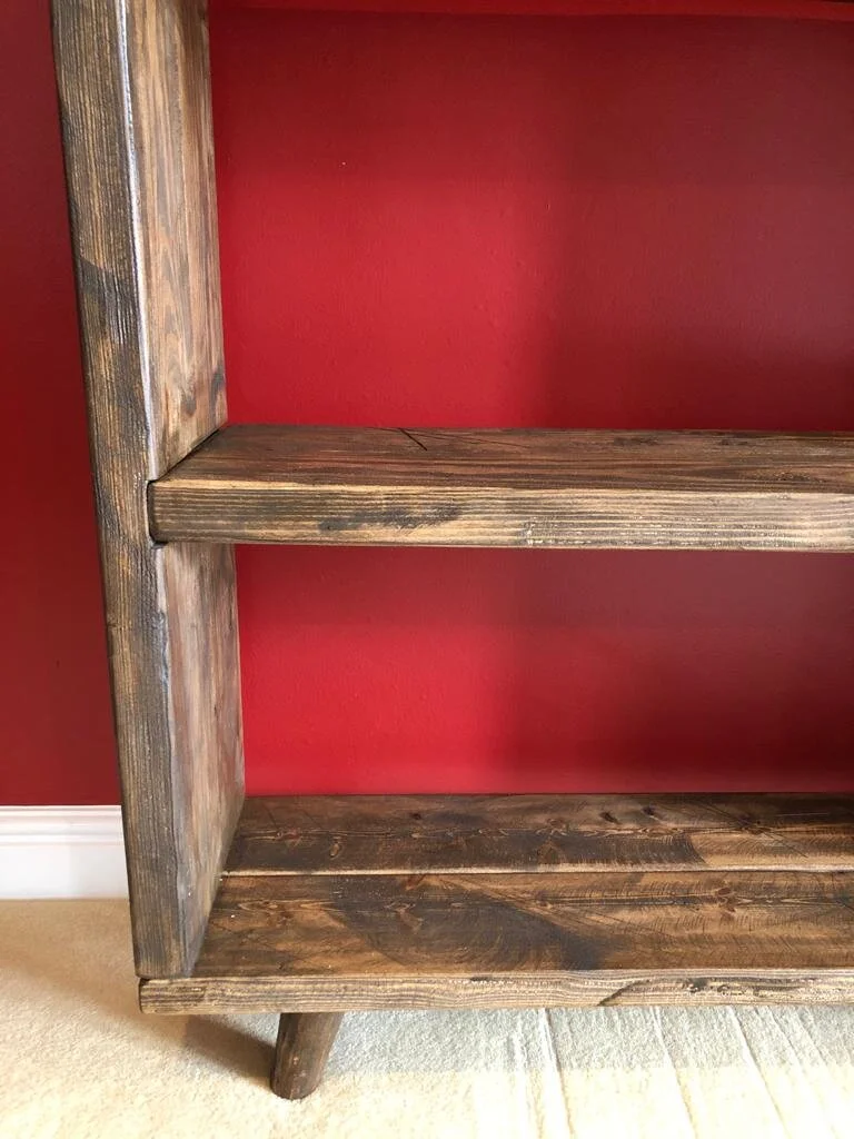 Handmade Reclaimed Solid Wood Rustic Bookcase The Sustainable