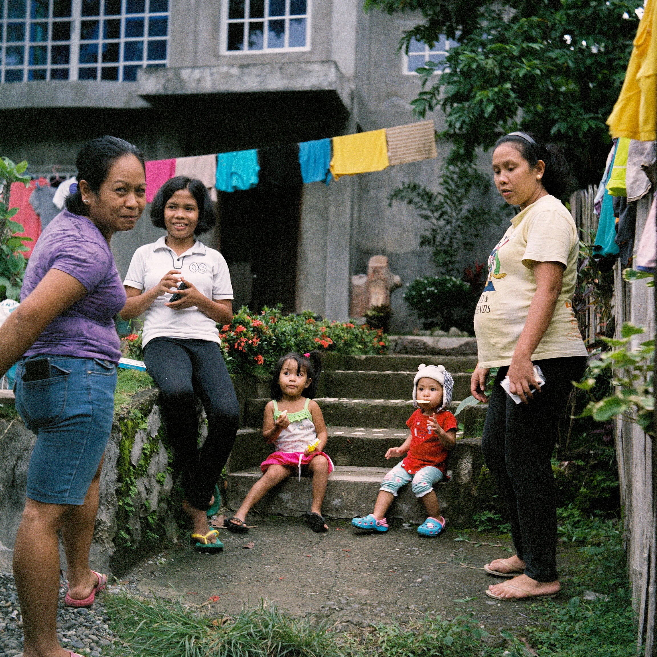  Auntie Nora’s daughter, Maria, and their neighbours 