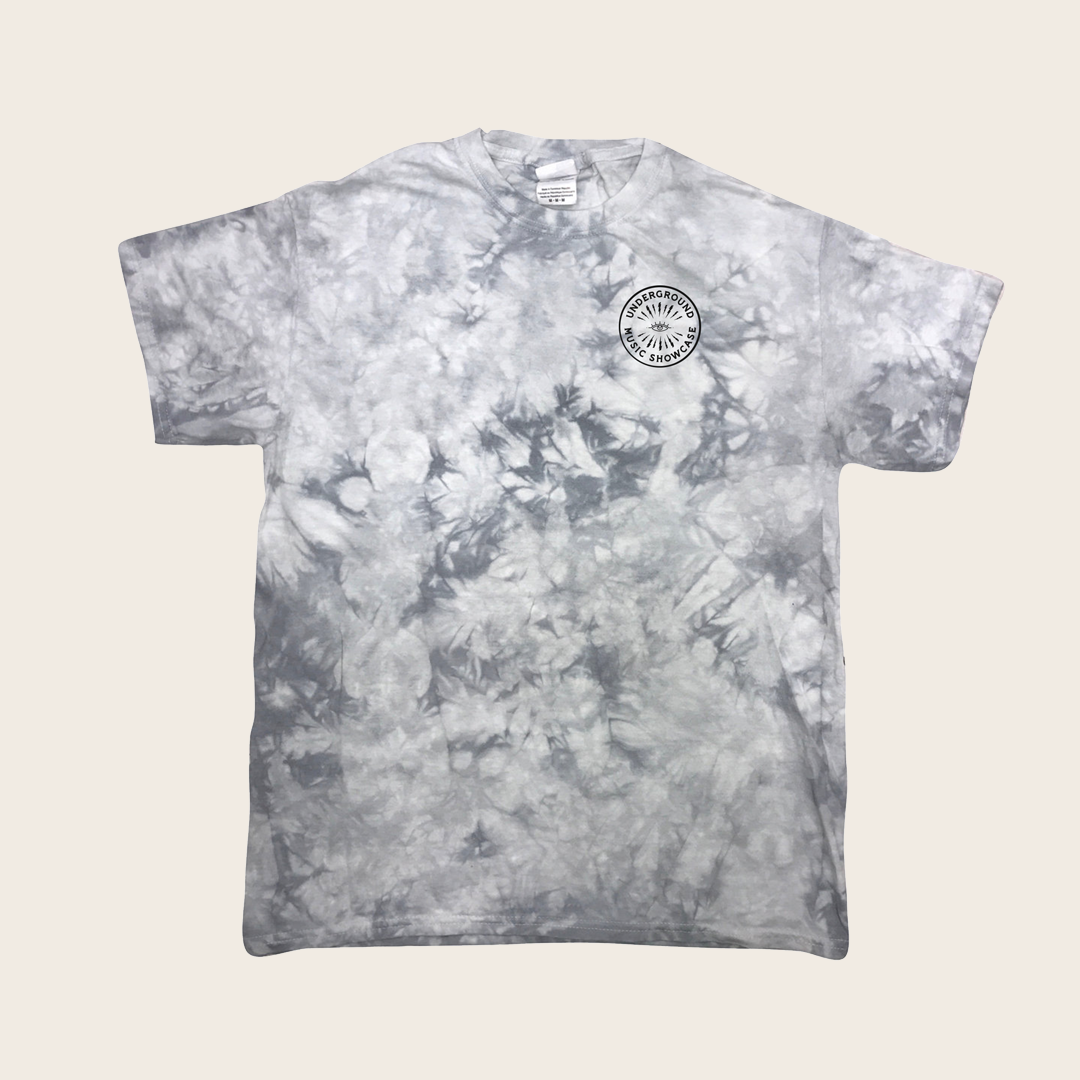 UMS WHITE/GRAY TIE-DYED T-SHIRT