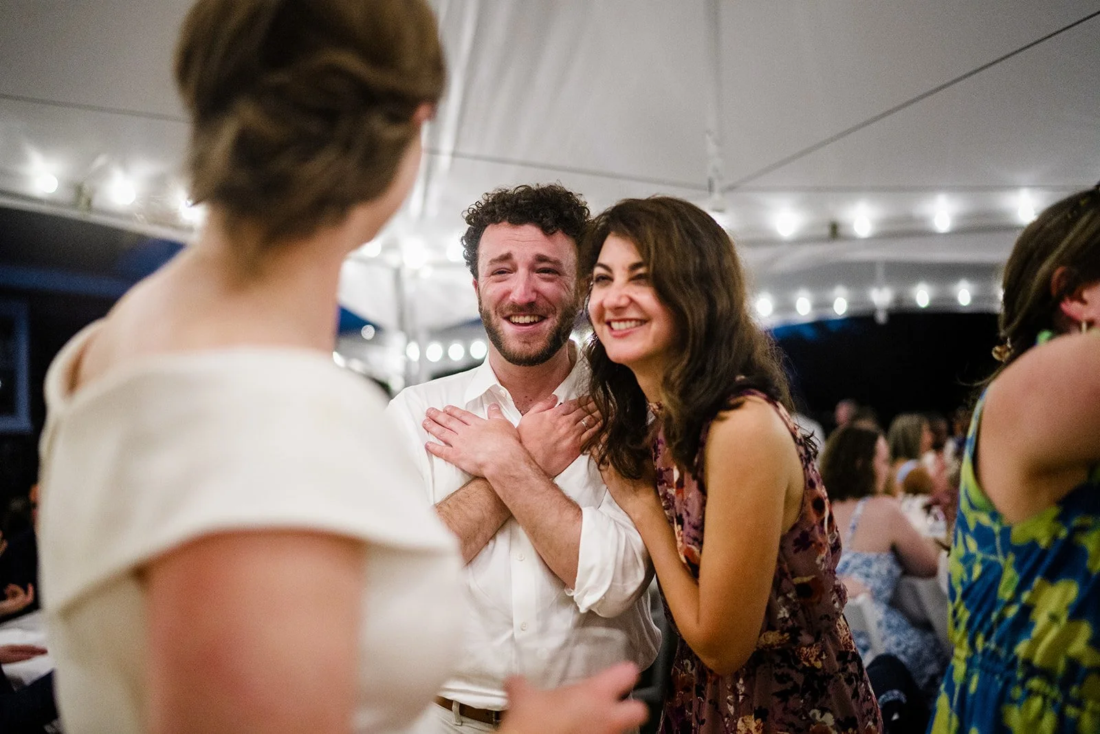 A September Wedding With Speechless Live Music!! A Party Band that Packed the Dance Floor and Strings for a perfect New England ceremony