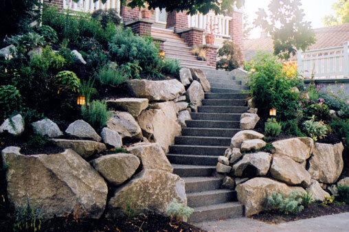 Terraced Hillside Wedesign, West Seattle Landscaping And Stone