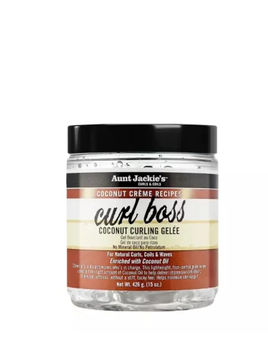 Aunt Jackie's curl boss coconut curling gelee- 15oz
