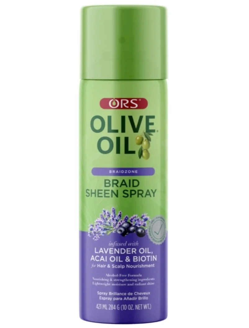 ORS olive oil braid spray 10oz- Lavender, biotin & Acai oil