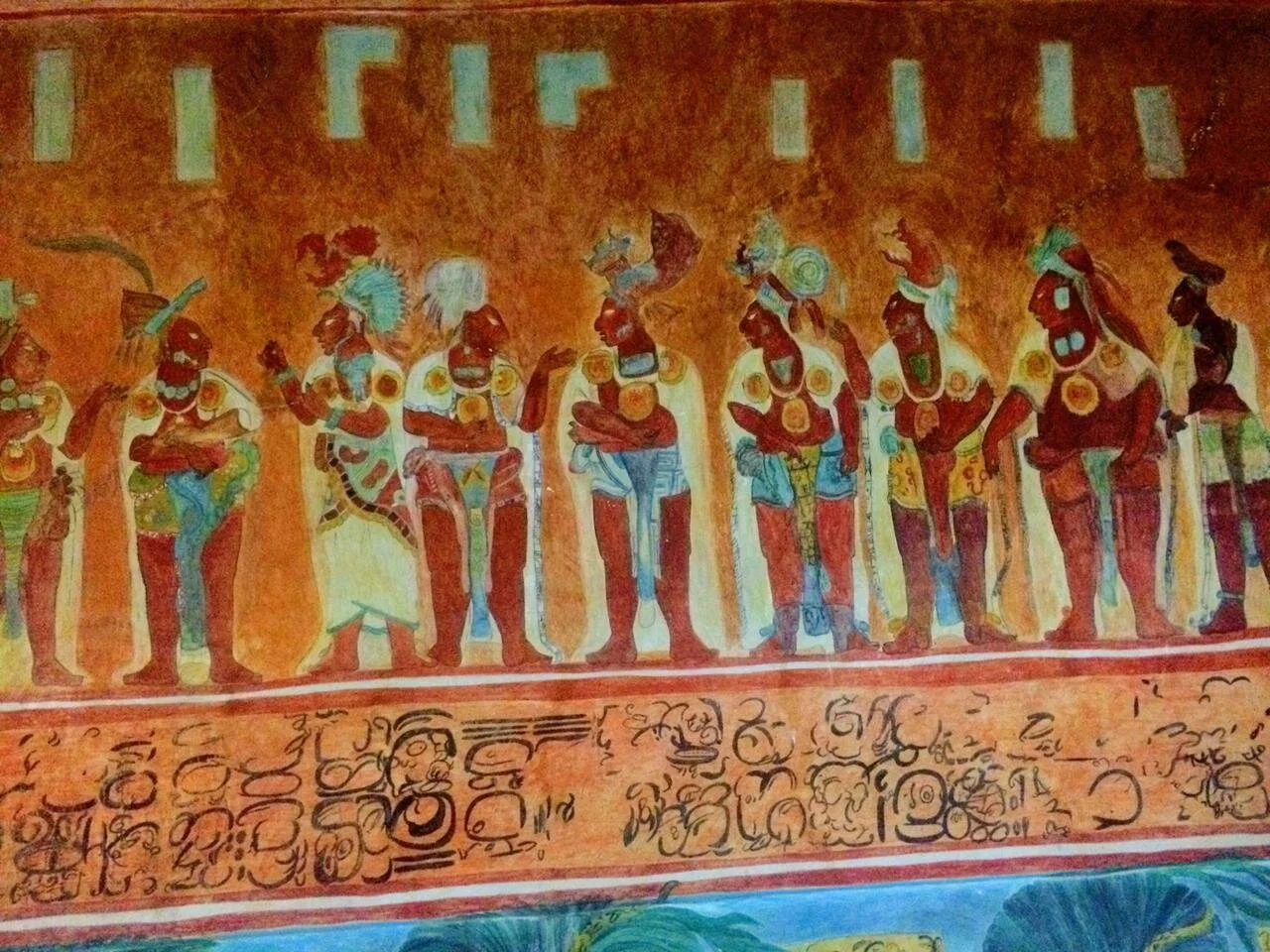 Reconstruction of the Bonampak Murals, National Museum of Anthropology, Mexico City © Rebecca Friedel, Heritage Education Network Belize