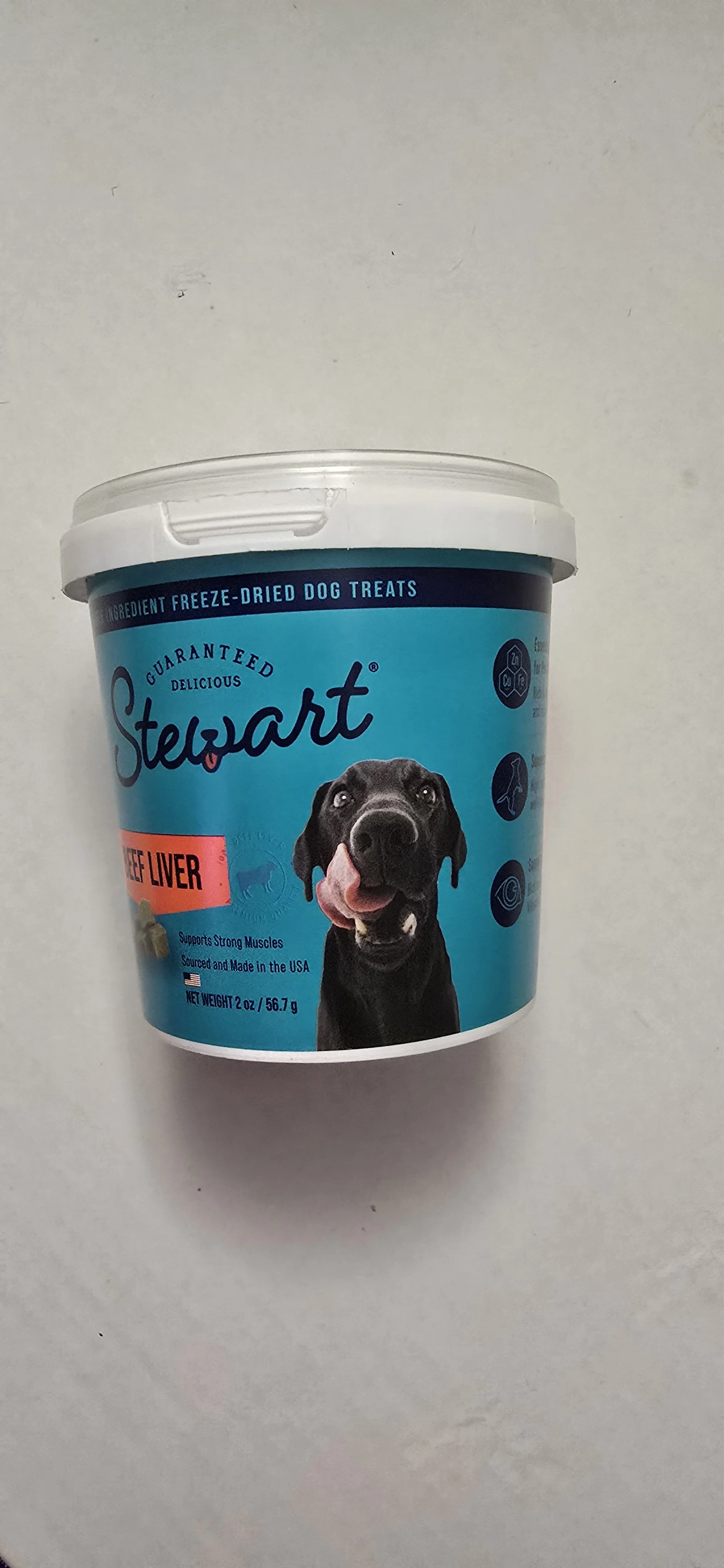 Stewart Freeze-Dried Beef Liver Treats – 2 oz