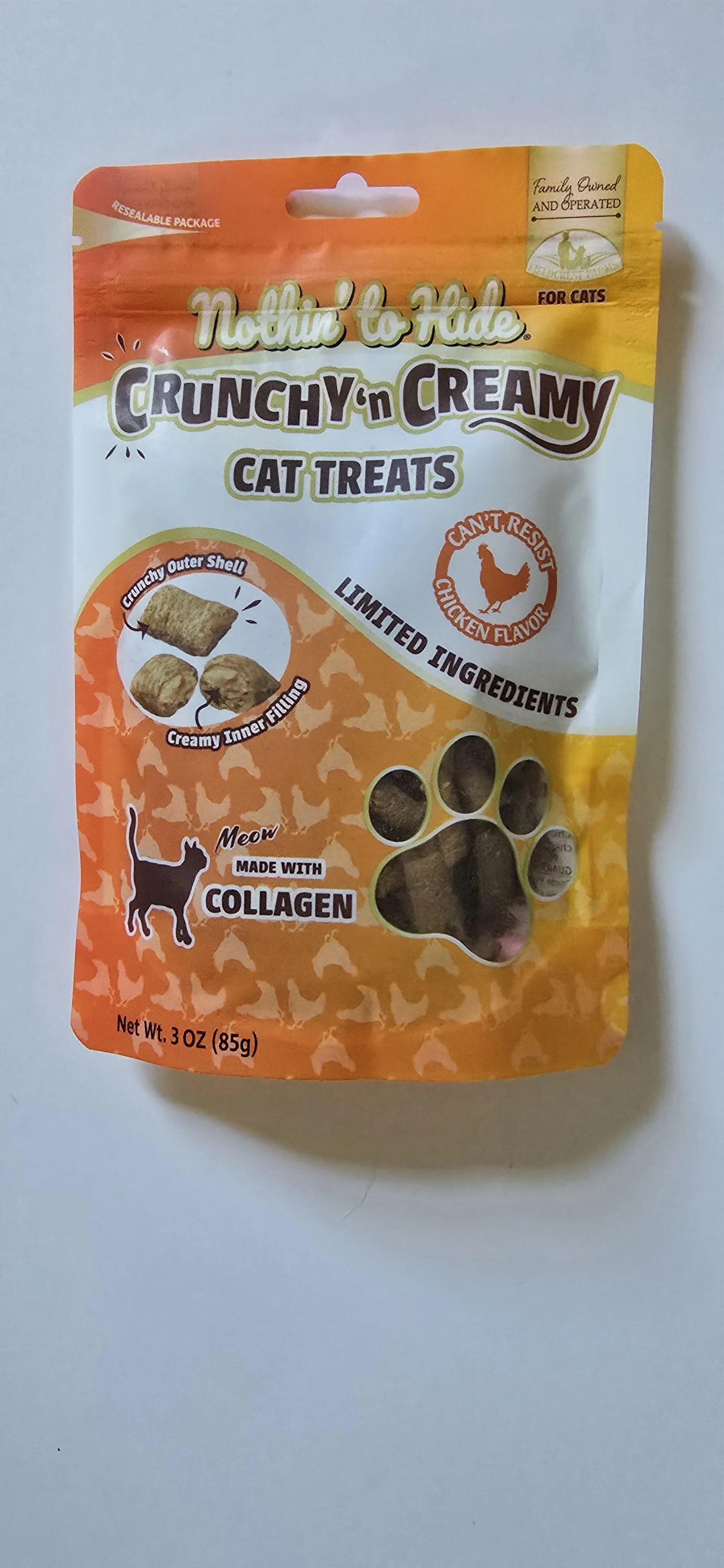 Nothin' To Hide Chicken Cat Treats 3 oz