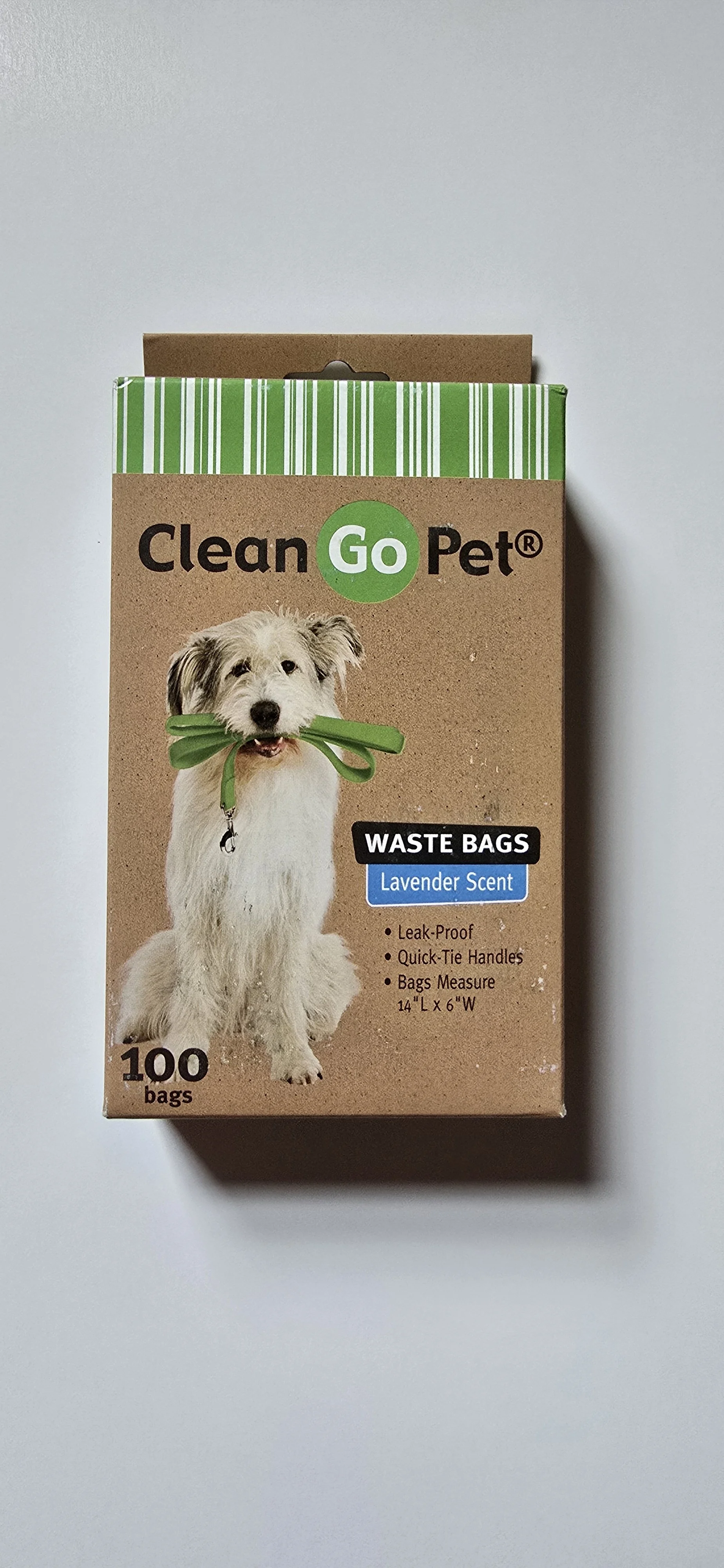 Clean Go Lavender Scent Doggy Waste Bags – 100 Count