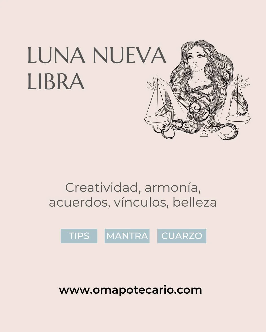 Aprovecha esta Nueva etapa con la LUNA NUEVA en el signo de LIBRA!!! Este pr&oacute;ximo martes 21 de octubre!

#libra #newmoon #rituales