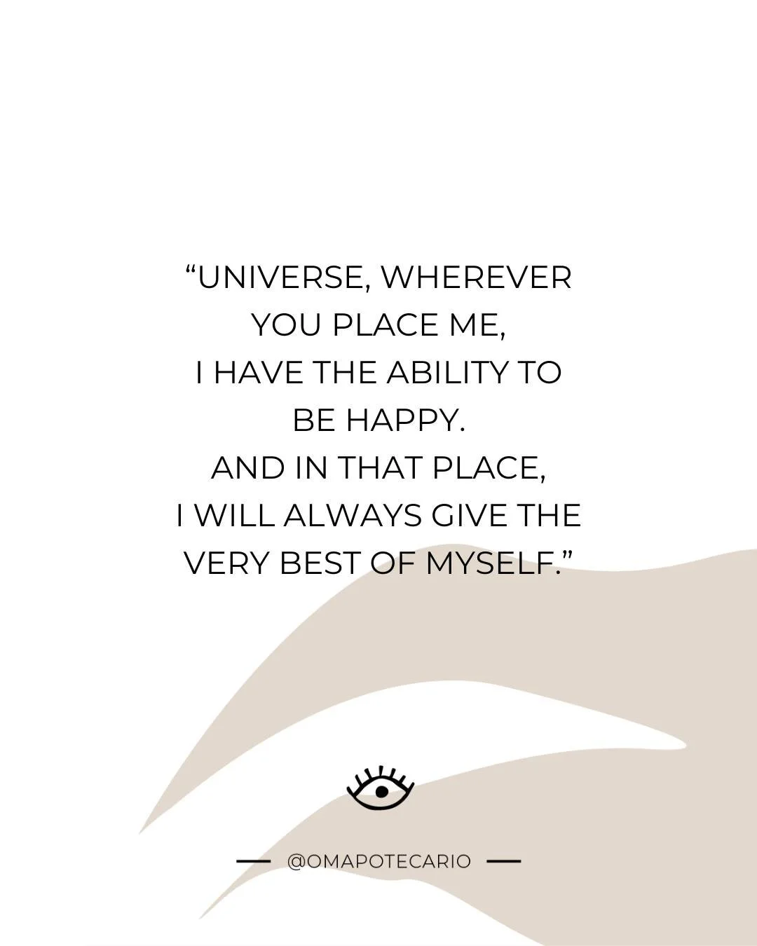 Repite esto para que te alinees con la energ&iacute;a del Universo y atraigas la abundancia que mereces.

#moneymagnet #quote #abundance #energies #attraction