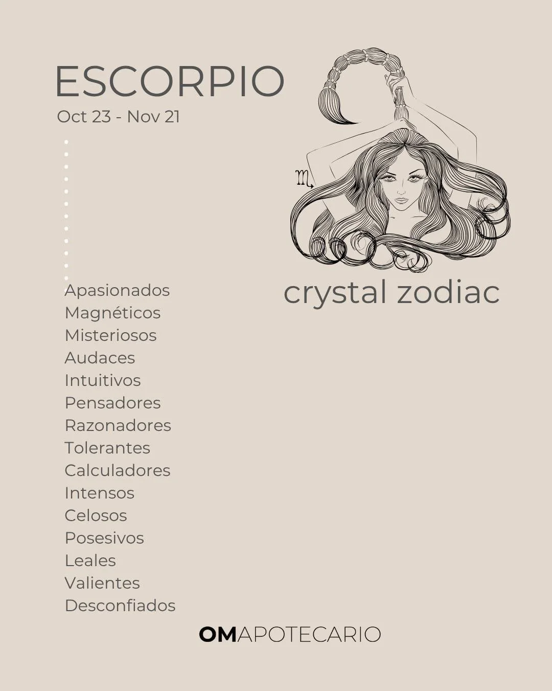 Para todos los nacidos bajo el signo de Escorpio con su Sol, as&iacute; como los que lo tienen en su Luna o Venus, pueden nutrirse de la energ&iacute;a escorpiona, y sus aprendizajes para sus procesos evolutivos. 

⟶ Vean sus signos y sus opuestos co