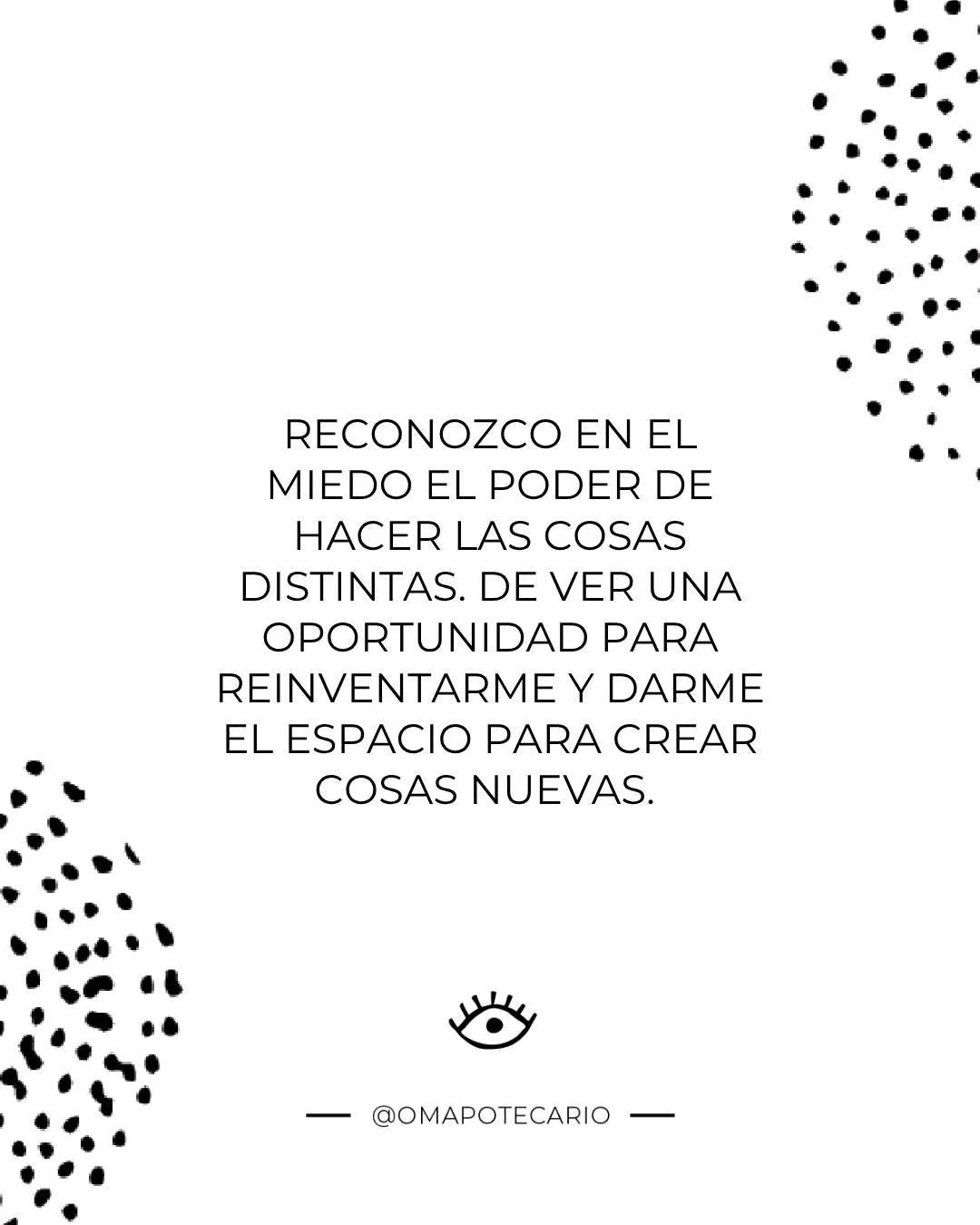 El miedo te ayuda a soltar barreras y crear cosas nuevas!! Solo atr&eacute;vete a superarlo!!!

#liberacion #miedos #selfhealing #mantra