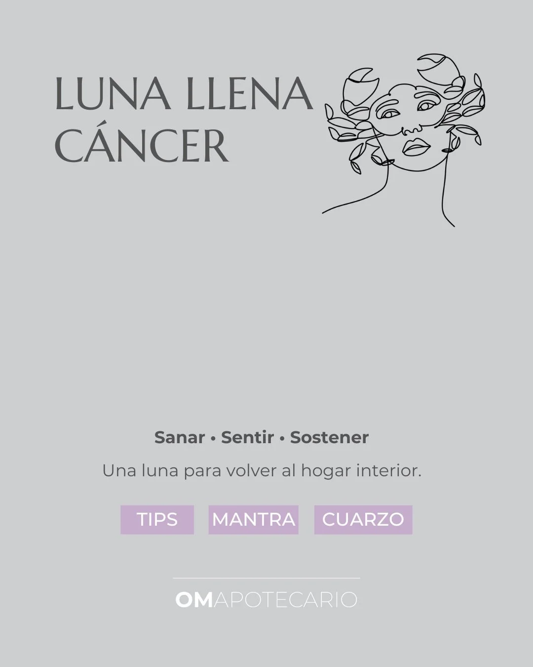 ⟶ La Luna Llena en C&aacute;ncer nos invita a mirar hacia adentro, a honrar nuestras emociones y a soltar lo que pesa en el coraz&oacute;n 🌕
Esta noche no fuerces.

🤍Siente. Agradece. Descansa ✨

🔮 Guarda este ritual para volver a &eacute;l cuando