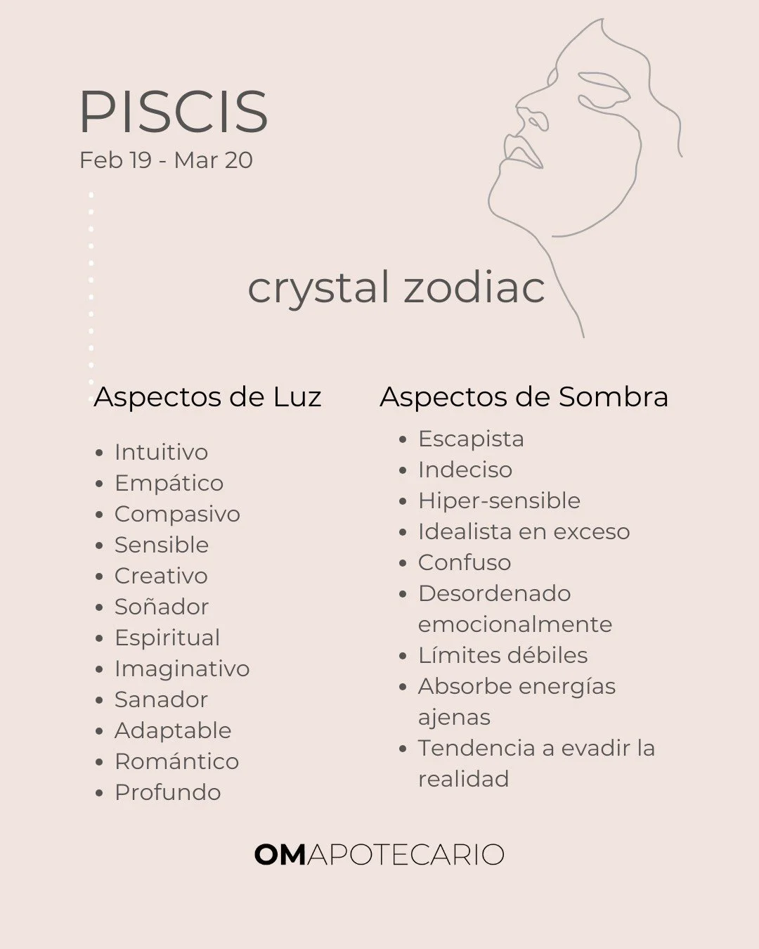 Energ&iacute;a Piscis: intuici&oacute;n, compasi&oacute;n y creatividad. ♓️
Este 2026 te invita a sentir profundamente, pero sin perderte en lo ajeno.

💬 &iquest;Qu&eacute; aprendizaje de este carrusel reson&oacute; m&aacute;s contigo?

#omapotecari