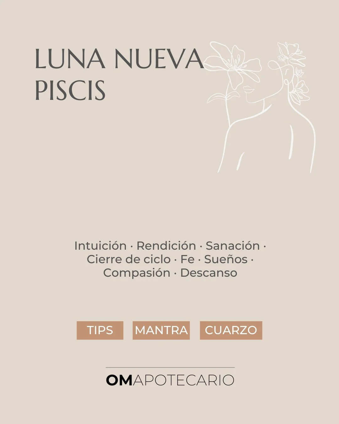 La Luna Nueva en Piscis es una invitaci&oacute;n a soltar el control y volver a lo esencial: tu coraz&oacute;n, tu intuici&oacute;n y tu paz. ♓️🌑
Esta Luna no pide perfecci&oacute;n. Pide verdad suave: sentir, perdonar, cerrar ciclo y sembrar una in