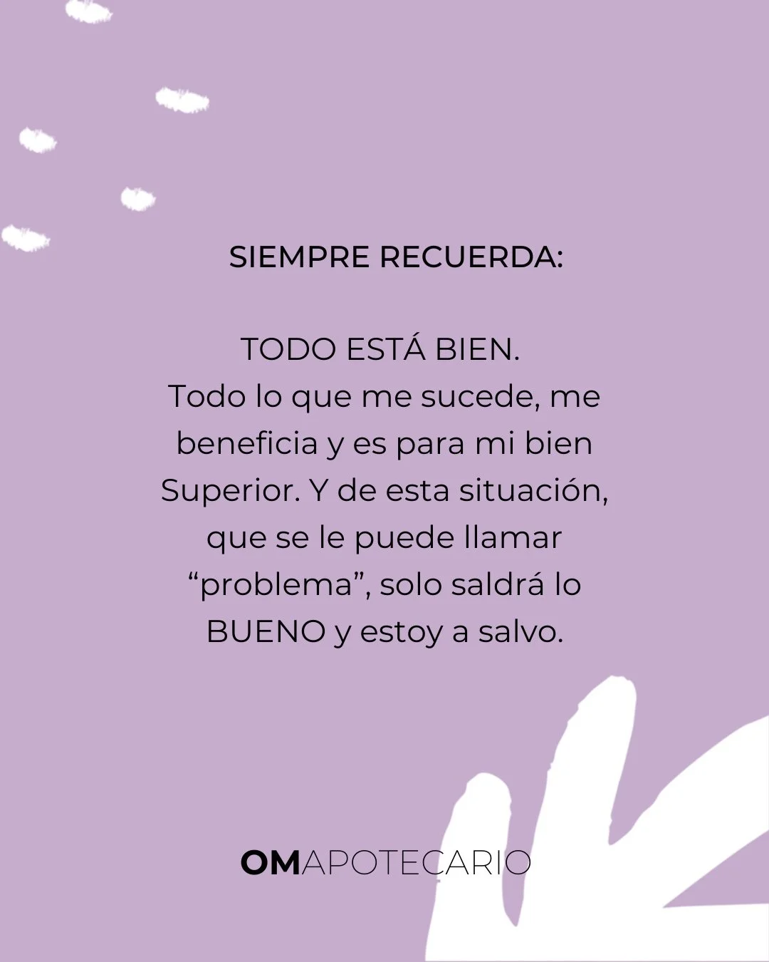 Si hoy te sientes ansiosa/o o con la mente acelerada, vuelve a lo b&aacute;sico: respiraci&oacute;n, presencia y confianza. ✨

No tienes que tener todas las respuestas ahora mismo. Solo necesitas recordarte que est&aacute;s sostenida/o y que todo se 