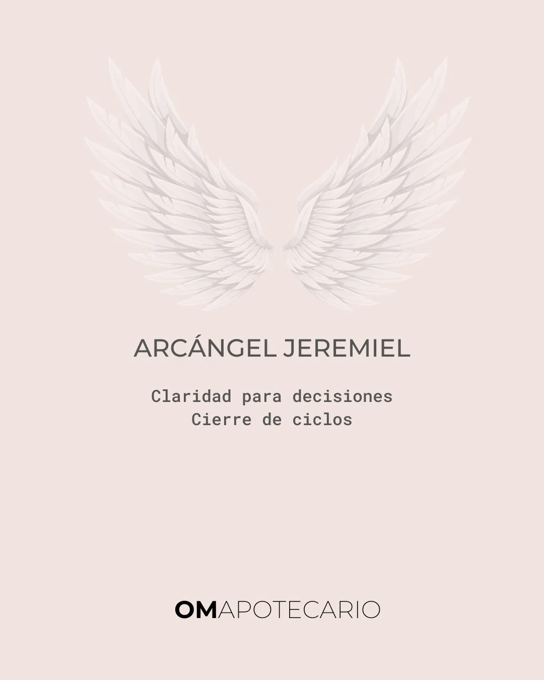 Jeremiel aparece cuando est&aacute;s lista/o para mirar tu vida con honestidad y amor. ✨

No para juzgarte&mdash;para darte claridad, cerrar ciclos y escoger tu siguiente paso desde paz.

Hoy inv&oacute;calo con incienso o lavanda, respira lento y pr