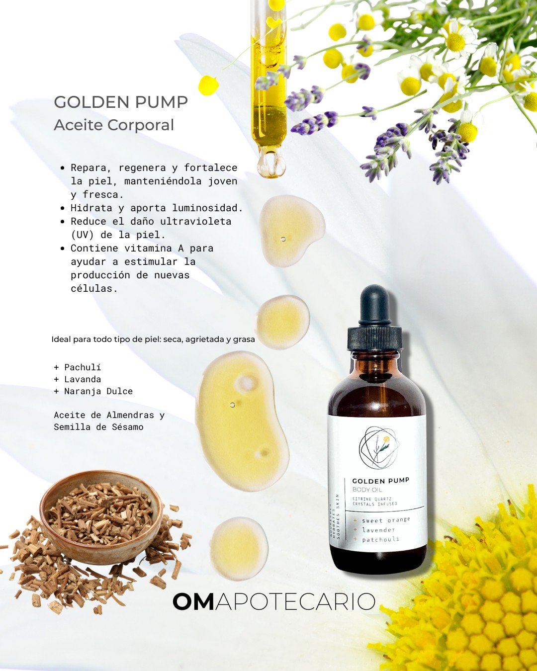 Nada mejor que salir del ba&ntilde;o y usar este aceite corporal que tiene adentro CRISTALES DE CUARZO CITRINA 💛​​​​​​​​
​​​​​​​​
Es un olor suave, elegante y a la vez sientes como se desliza en tu piel d&aacute;ndole un brillo natural. En mi rutina