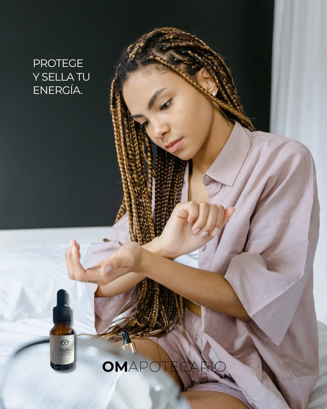 Protecci&oacute;n tambi&eacute;n es rutina. 🧿✨ Aplica tu Evil Eye Protection Oil (mu&ntilde;ecas + nuca), respira 3 veces y sella tu energ&iacute;a antes de salir.

EN: Protection can be a daily ritual. 🧿✨ Apply your Evil Eye Protection Oil (wrists