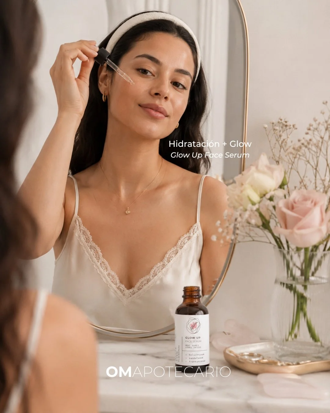 Hydration + Glow ✨ Un ritual simple para volver a tu luz.
1&ndash;2 gotas de Glow Up Face Serum sobre piel limpia, masaje suave (rostro, cuello y pecho) y respira lento 3 veces.
Tu piel se siente nutrida. Tu energ&iacute;a, m&aacute;s en calma.
---..