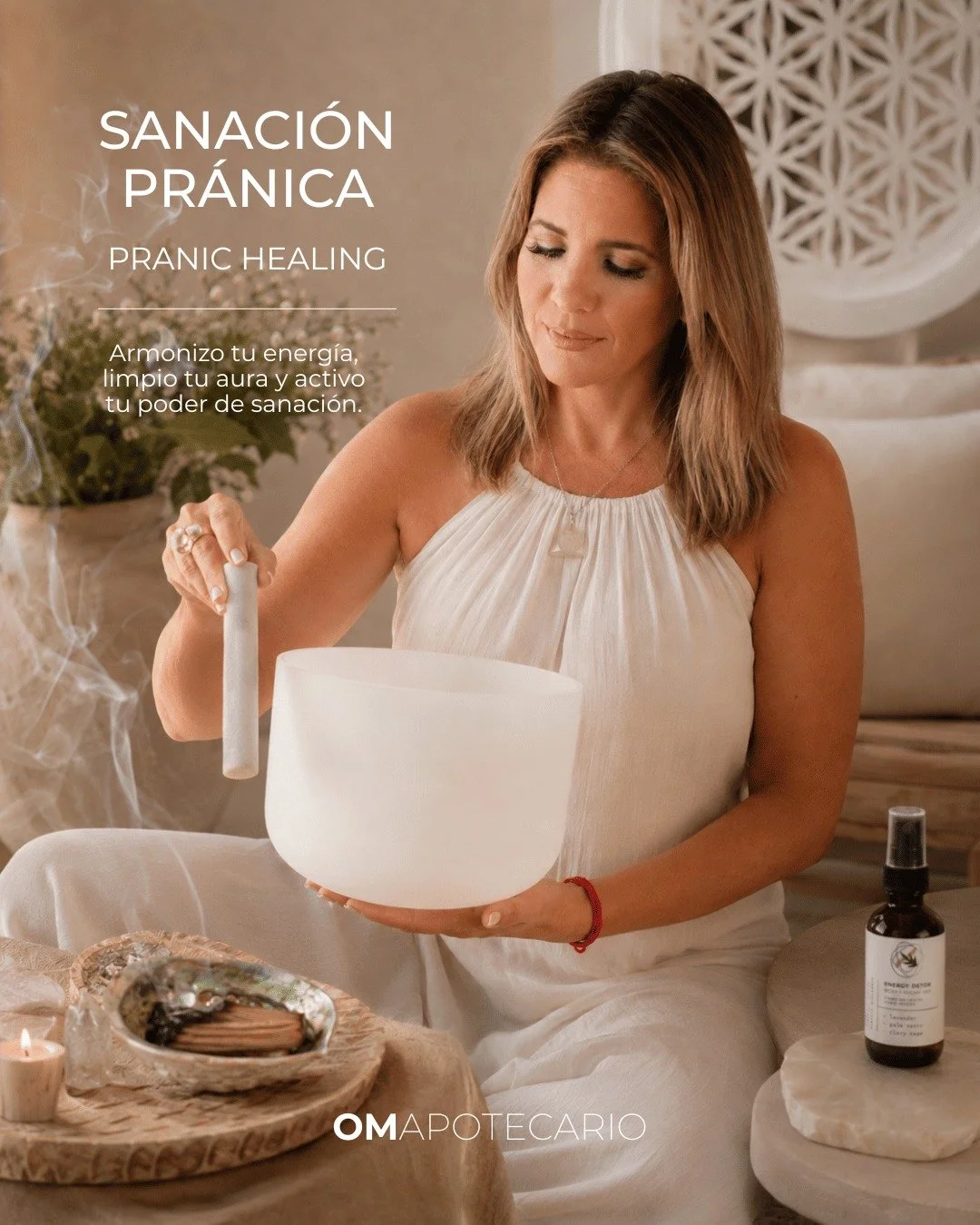 Sanaci&oacute;n energ&eacute;tica a distancia ✨

Un espacio sagrado para pausar, respirar y permitir que tu energ&iacute;a vuelva a su centro.

En una sesi&oacute;n de Pranic Healing trabajamos la limpieza y armonizaci&oacute;n de tu campo energ&eacu