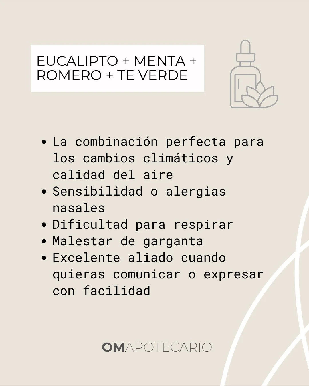Aromaterapia para respirar con intenci&oacute;n
Cuando el ambiente se siente pesado, el cuerpo tambi&eacute;n lo percibe. 🌿

D&iacute;as de polvo del Sahara, humedad, calor o aire cargado pueden hacernos sentir m&aacute;s sensibles, congestionados o