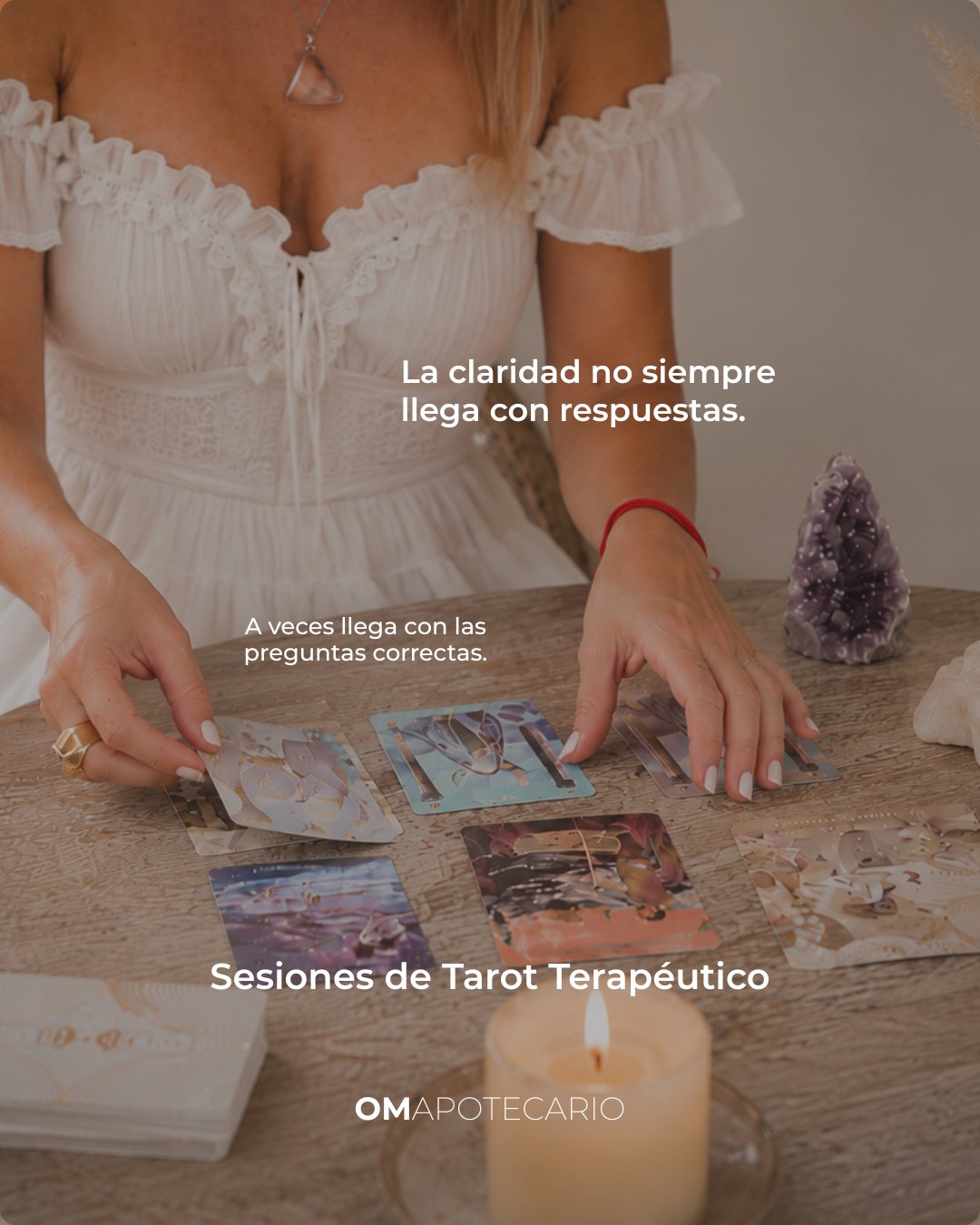 The answers you seek aren&rsquo;t always outside of you.

Sometimes, clarity begins the moment you allow yourself to ask different questions.

Therapeutic Tarot is not about predicting the future. It is a mindful practice designed to help you explore