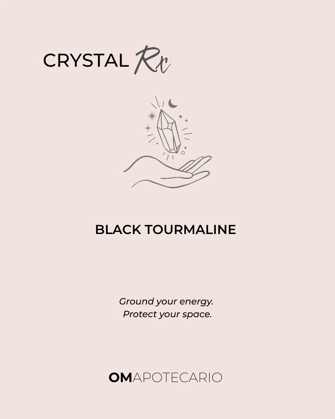 CRYSTAL Rx | Black Tourmaline

Some crystals don&rsquo;t amplify your energy. They help you protect it.

Black Tourmaline is known for its grounding and protective properties. It supports emotional stability, encourages healthy energetic boundaries, 