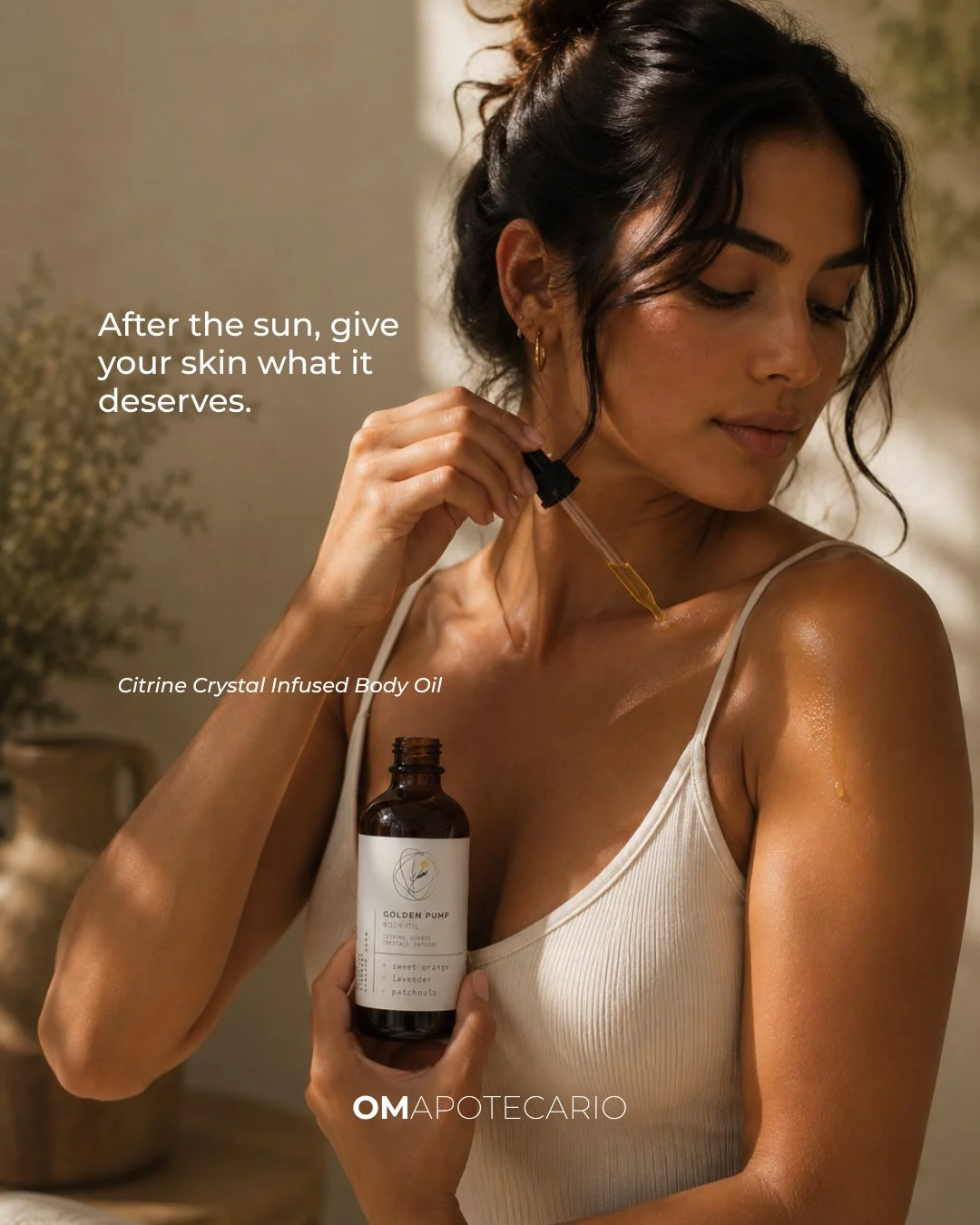 The Caribbean sun can be beautiful&hellip; but it can also leave your skin feeling dry, tight, and depleted.

After a long day of sunshine, give your skin the nourishment it deserves.

Our Golden Pump Body Oil is infused with Citrine Quartz and a res