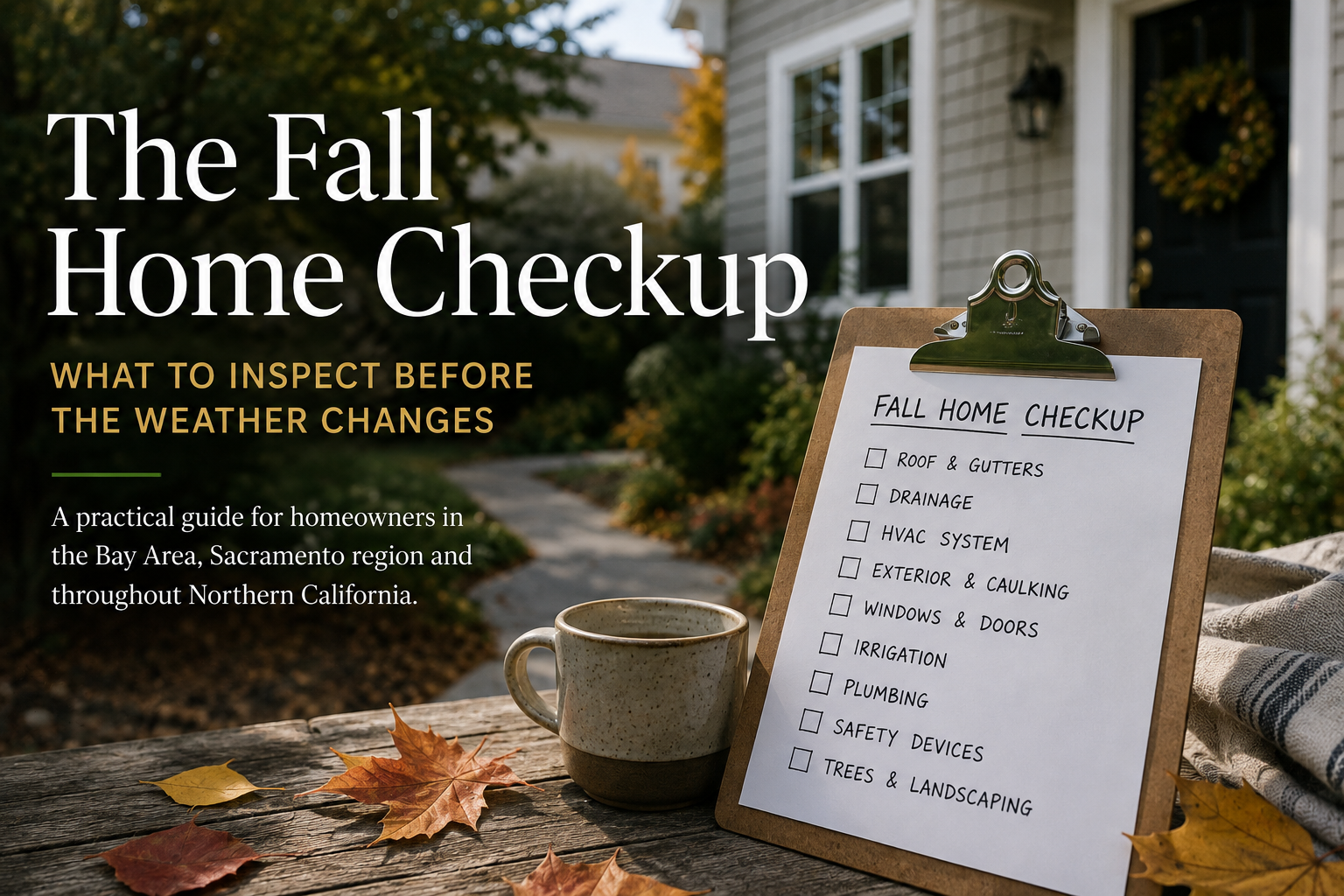 Why Fall Is One of the Best Times to Look Closely at Your Home