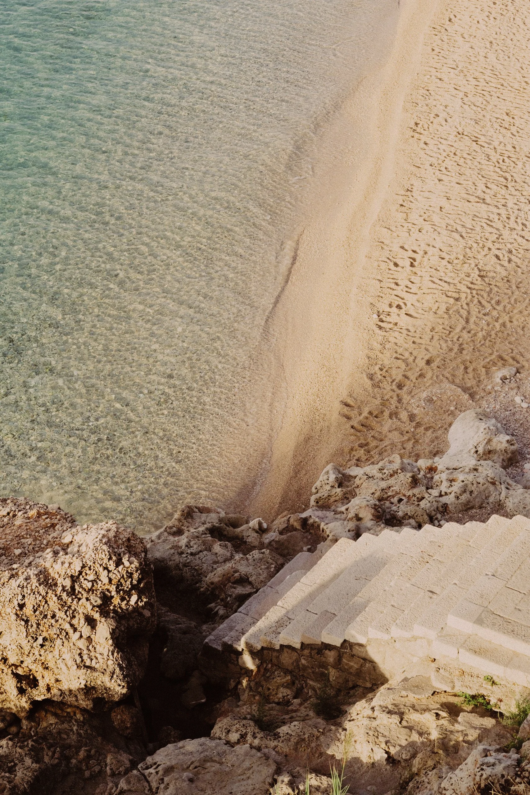 Sunrise view of beach in Dubrovnik