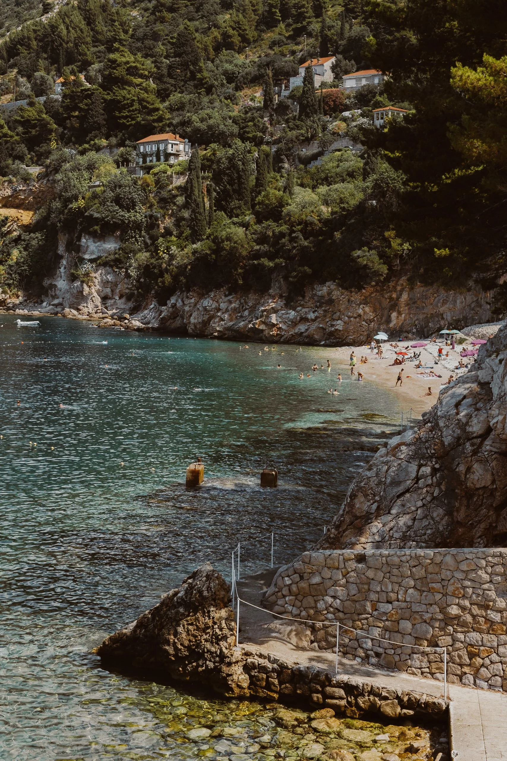 Sveti Jakov beach in Dubrovnik