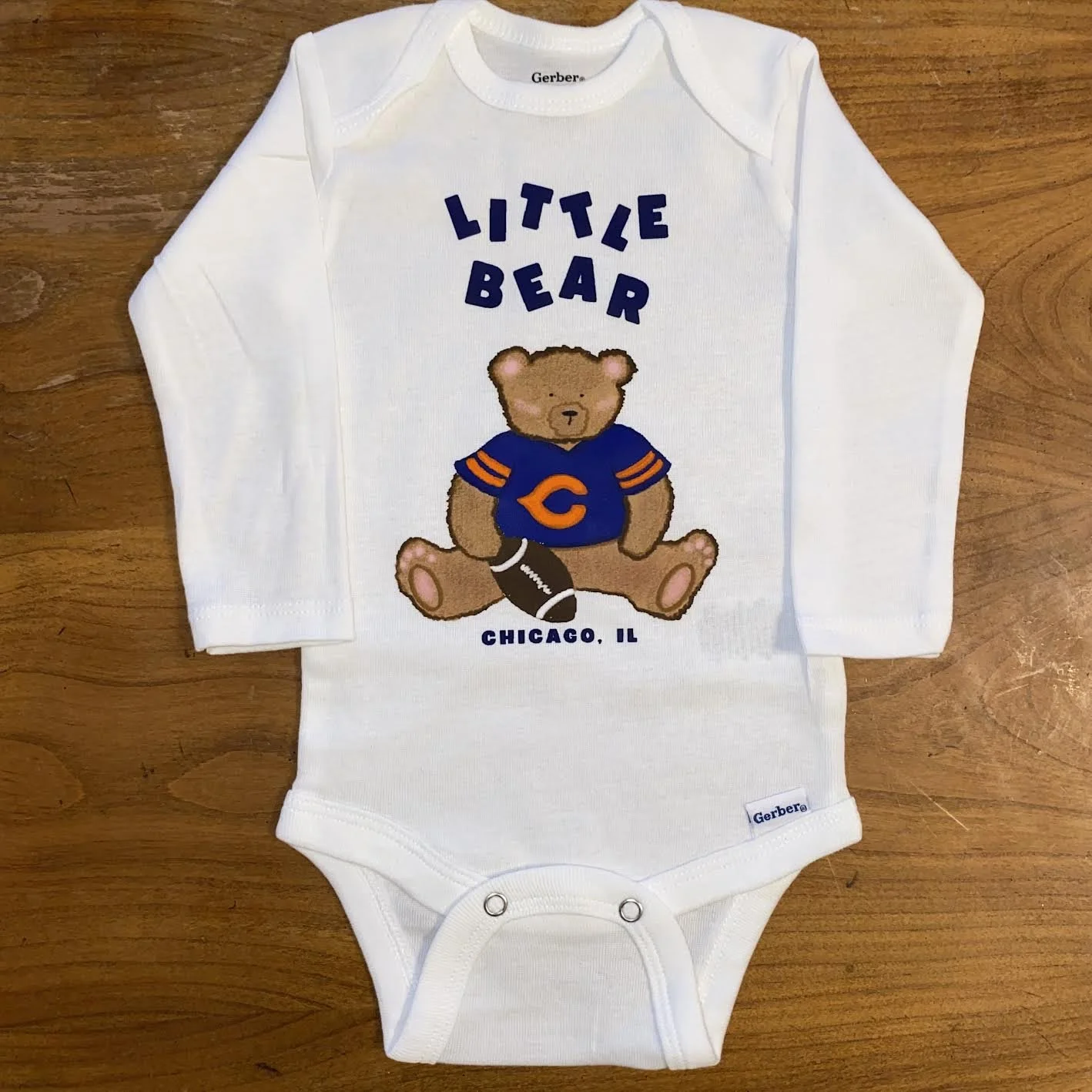 Long Sleeve Little Bear Onesie