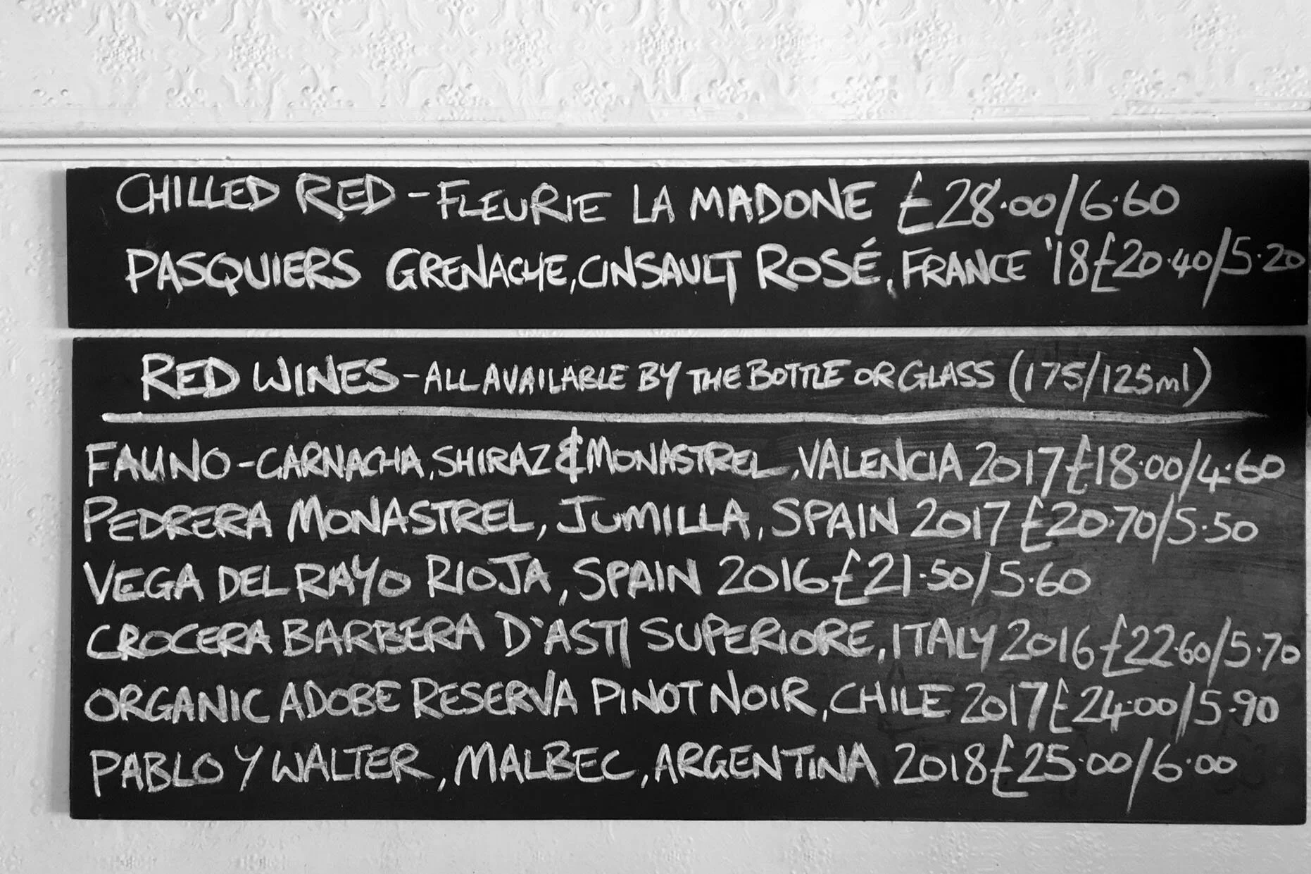 Wines and Beers — THE EAGLE FARRINGDON