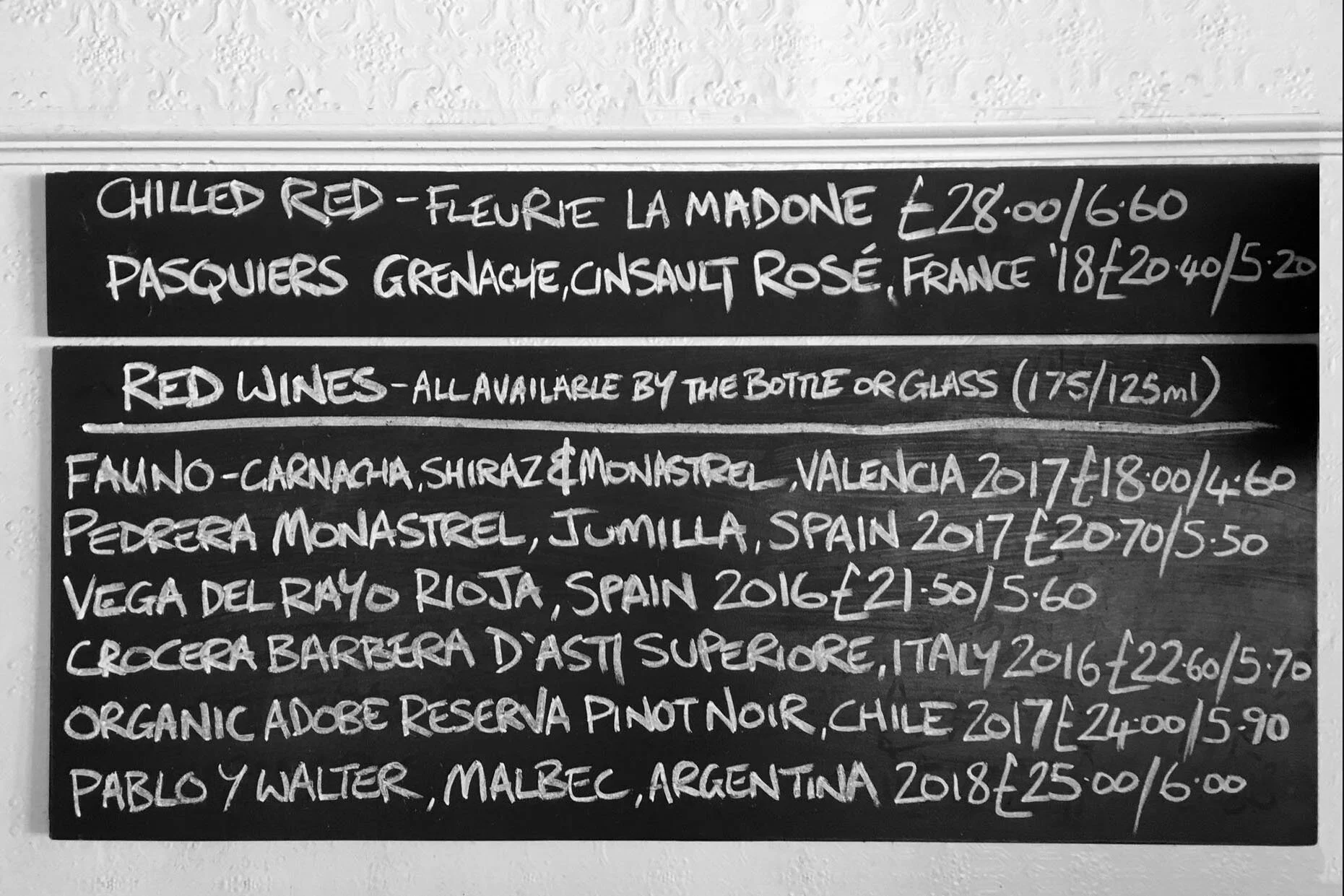 Wines and Beers — THE EAGLE FARRINGDON