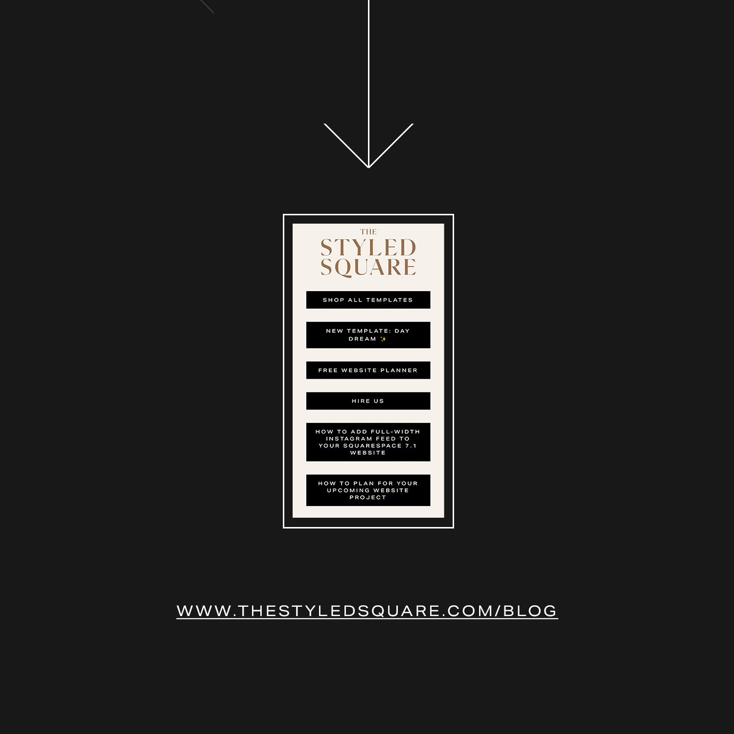 How to create a custom Instagram Linktree in Squarespace — The Styled ...