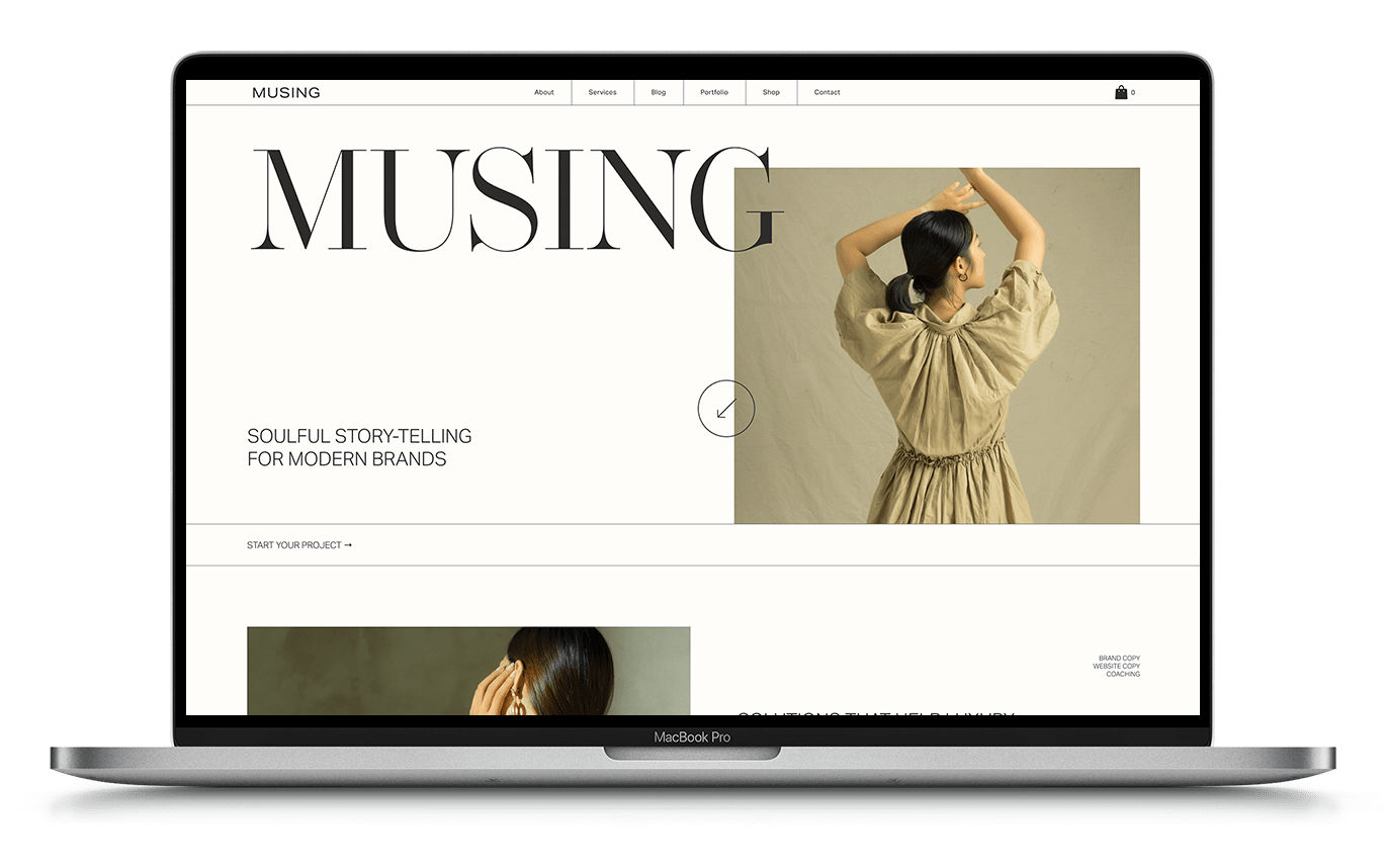 The Styled Square | Premium Squarespace Website Templates